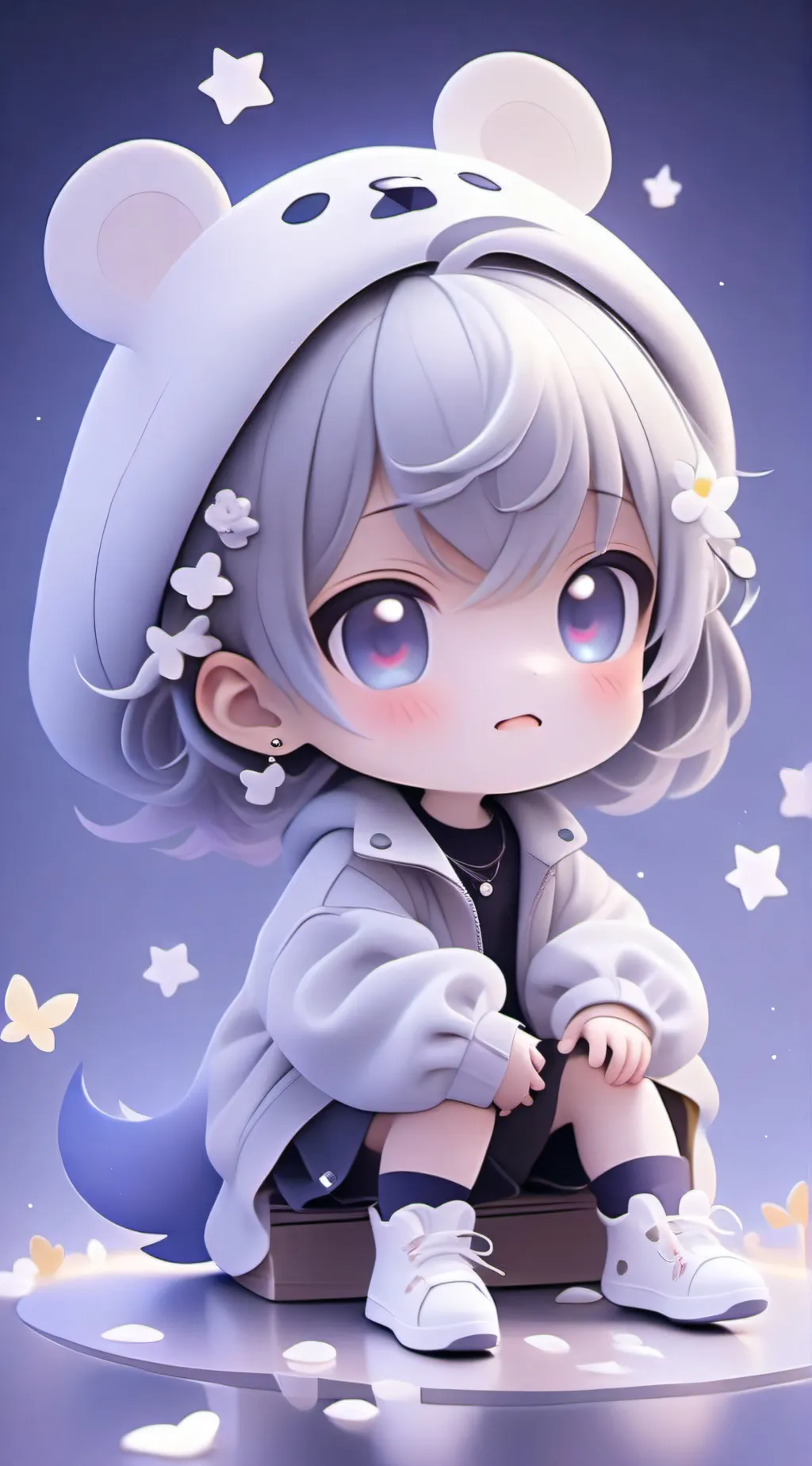 ai character: Lilly background