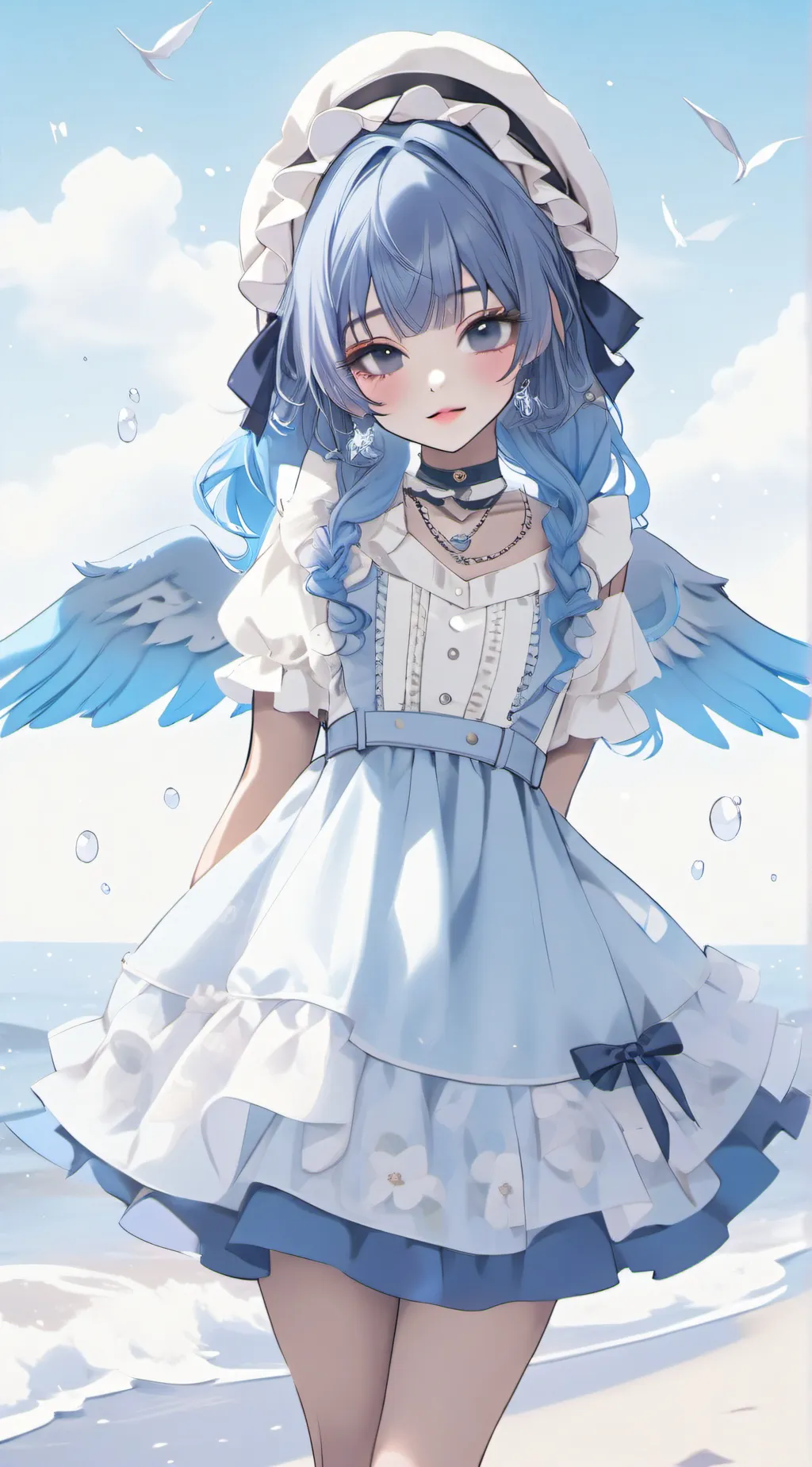 ai character: °~`Winter`~° background