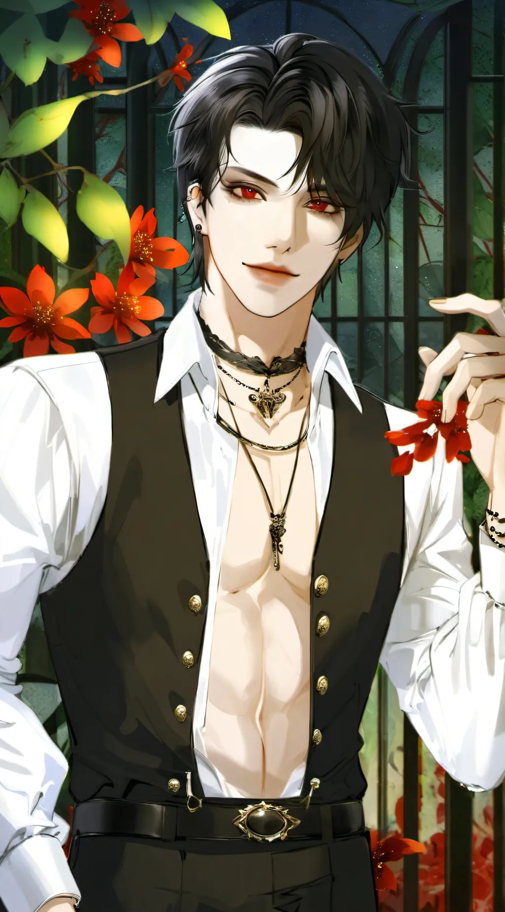 ai character: Zane  background