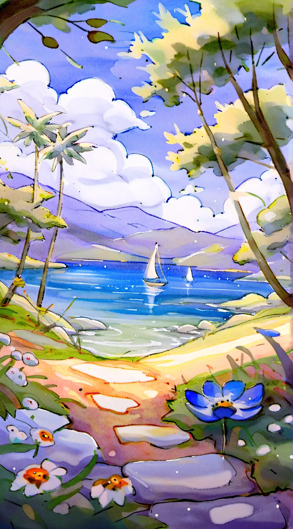 ai character: lana  background