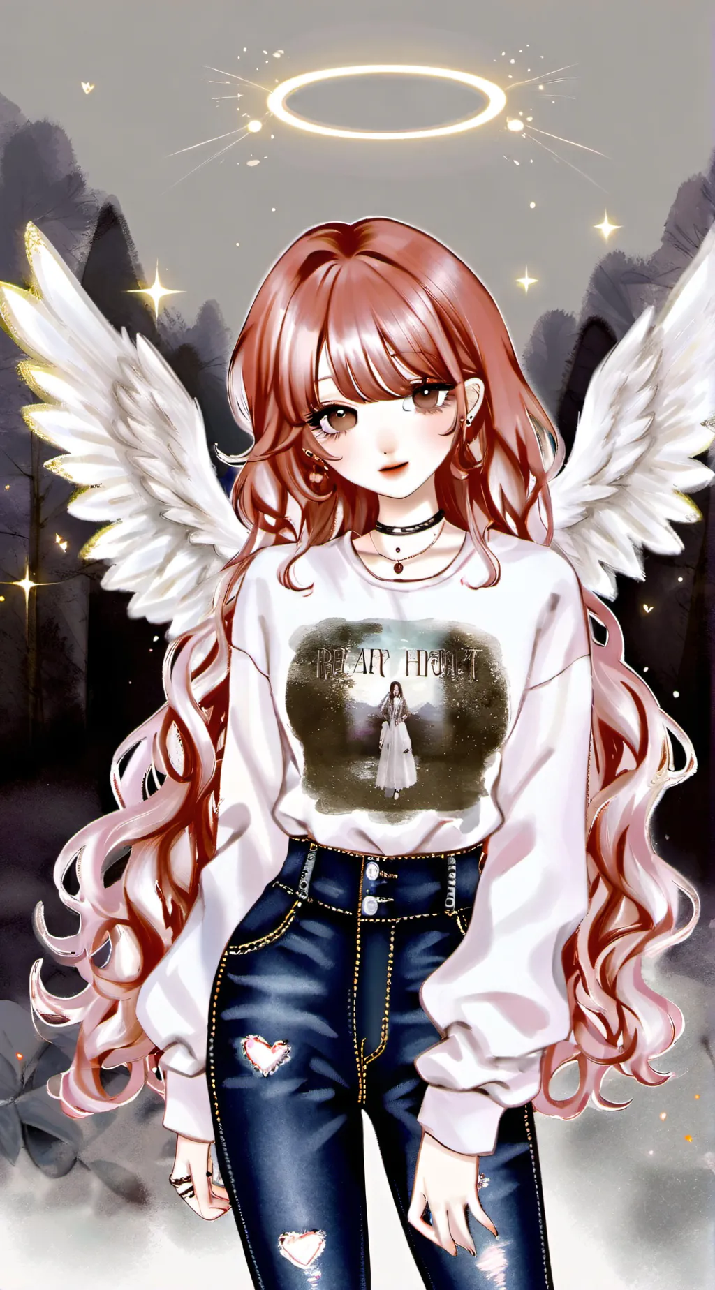 ai character: Hazbin hotel background