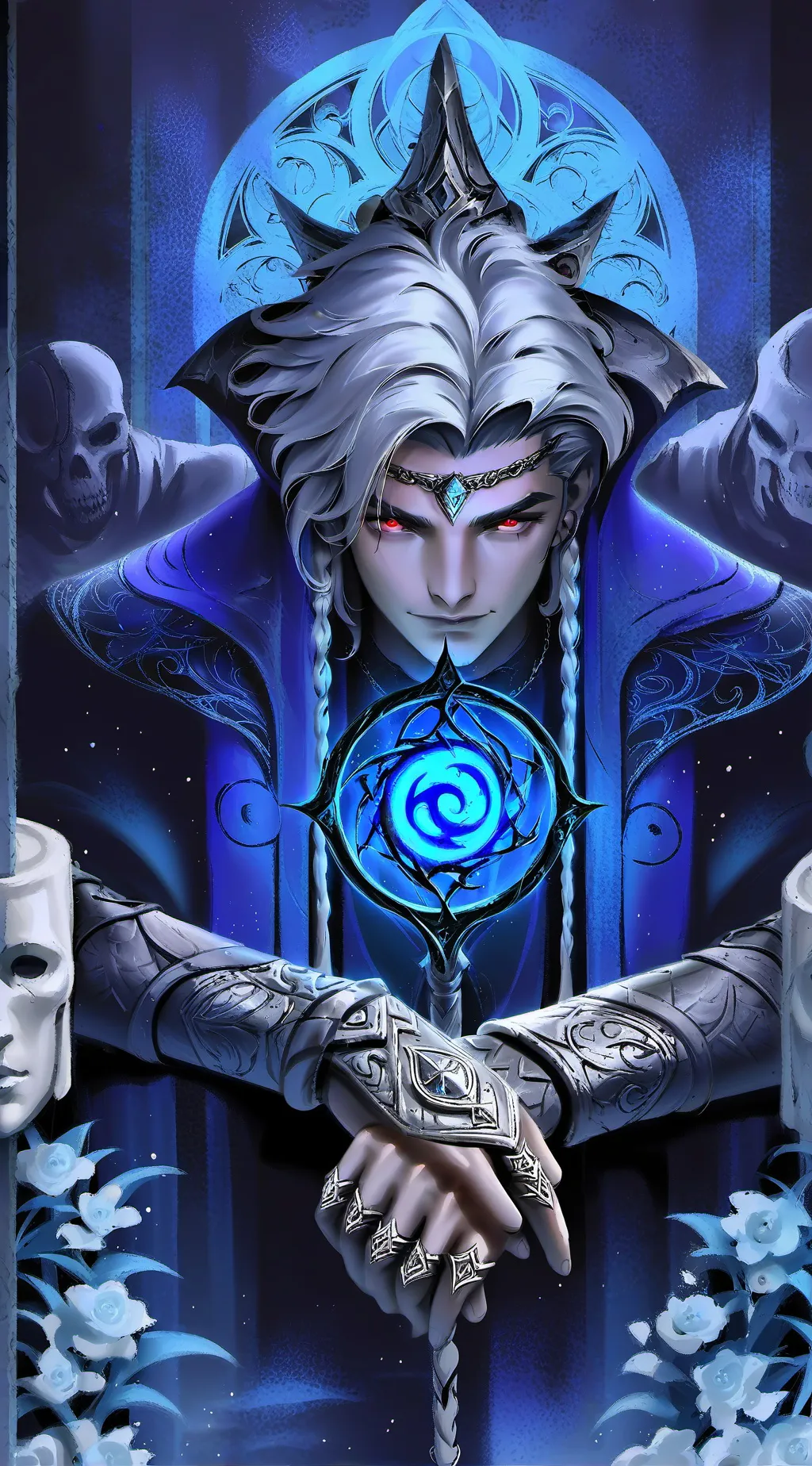 ai character: Raven background