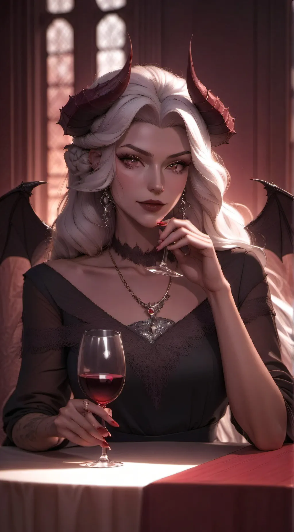 ai character: Ariana background