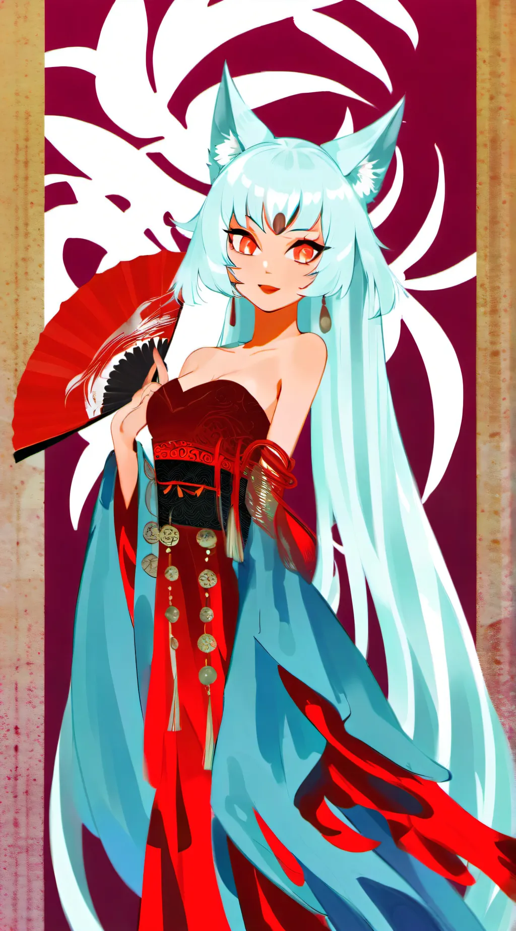 ai character: kumiho cookie background