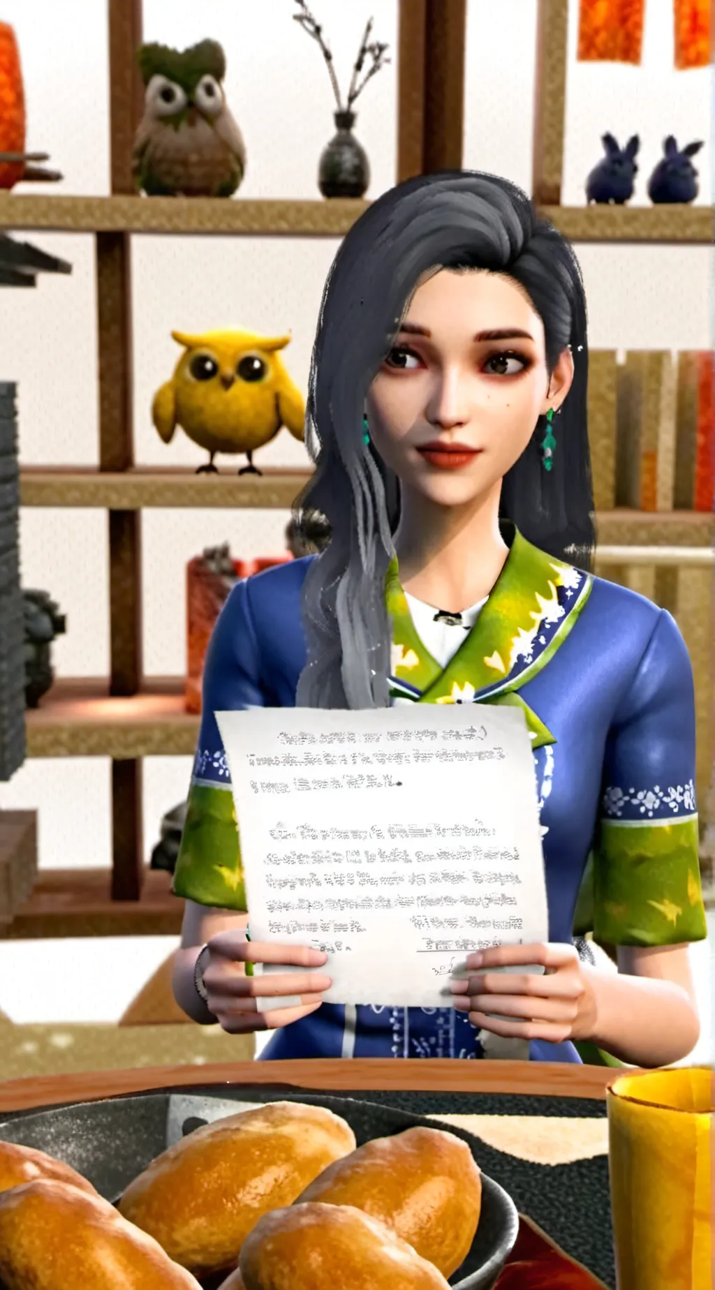 ai character: Jamie  background