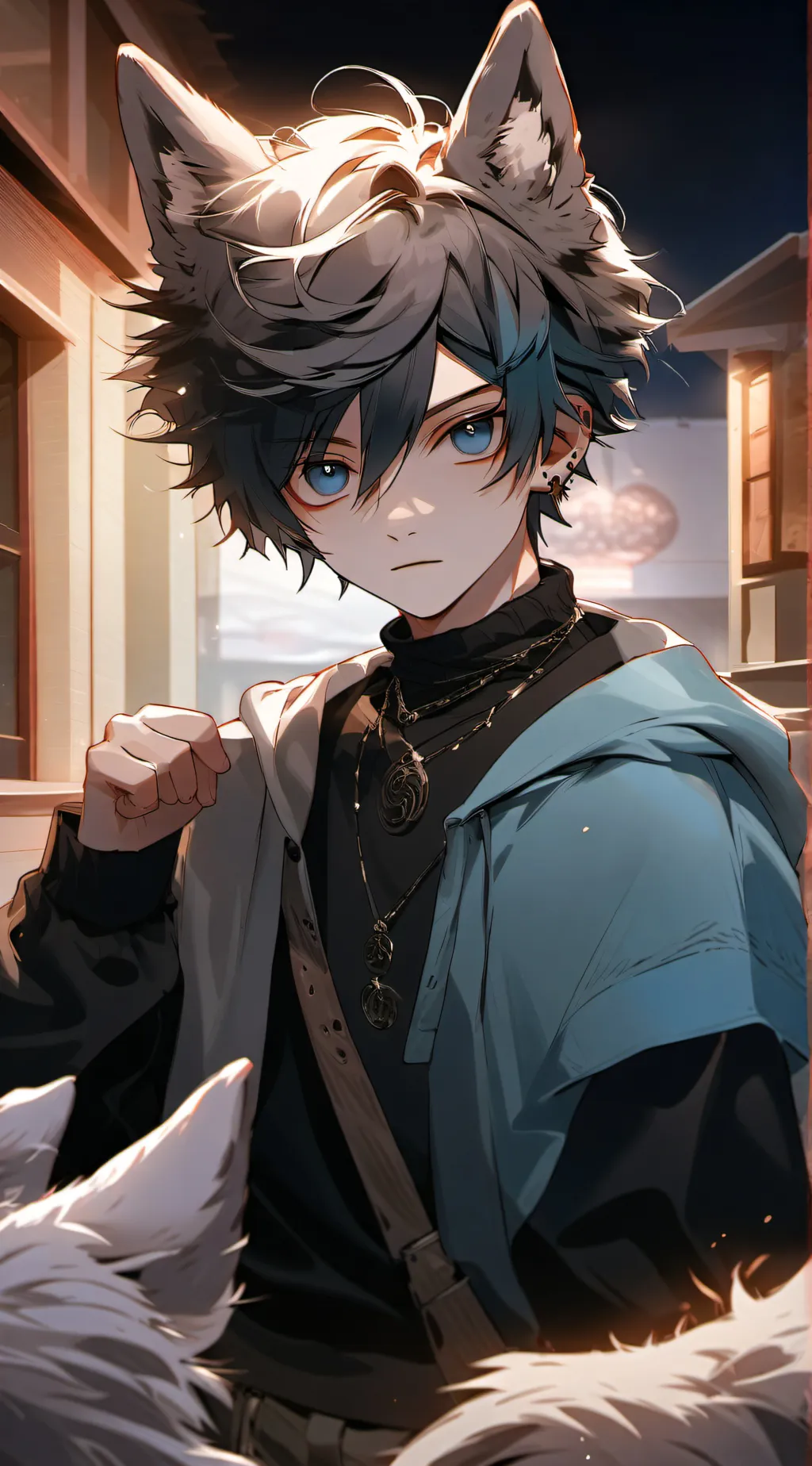 ai character: Damien background