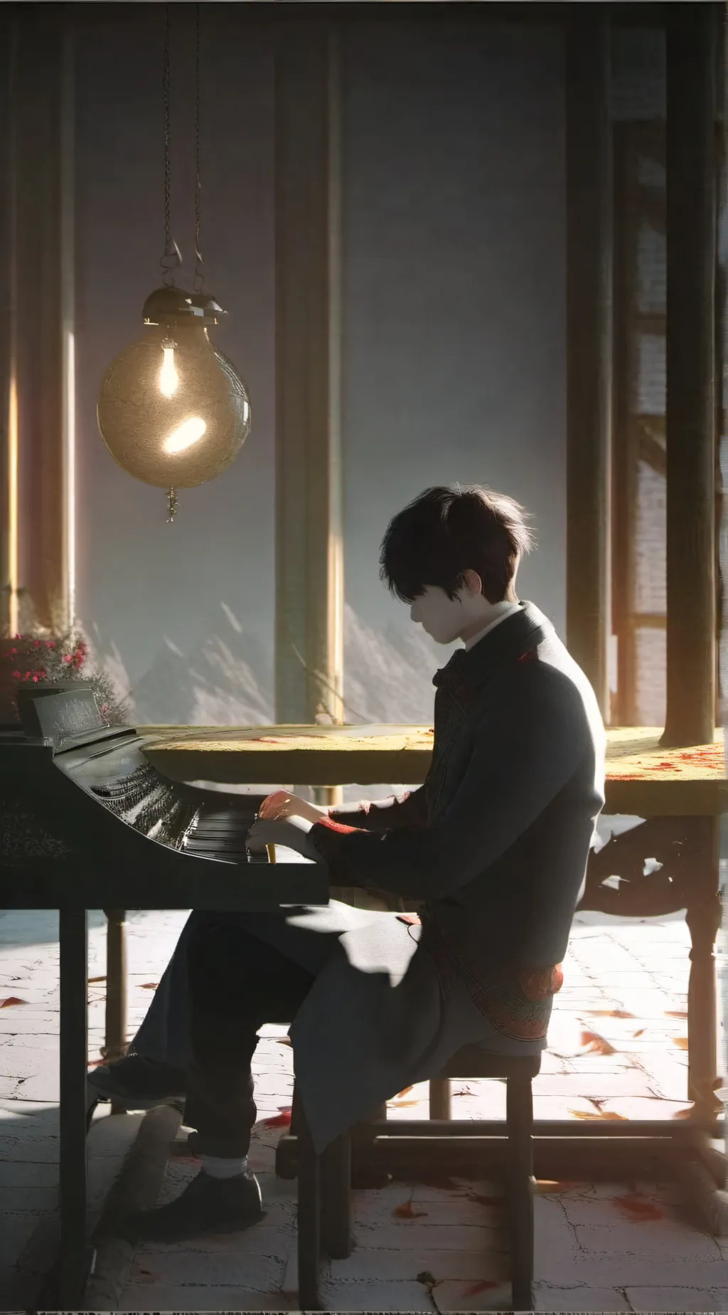 ai character: Adrian and Tara background