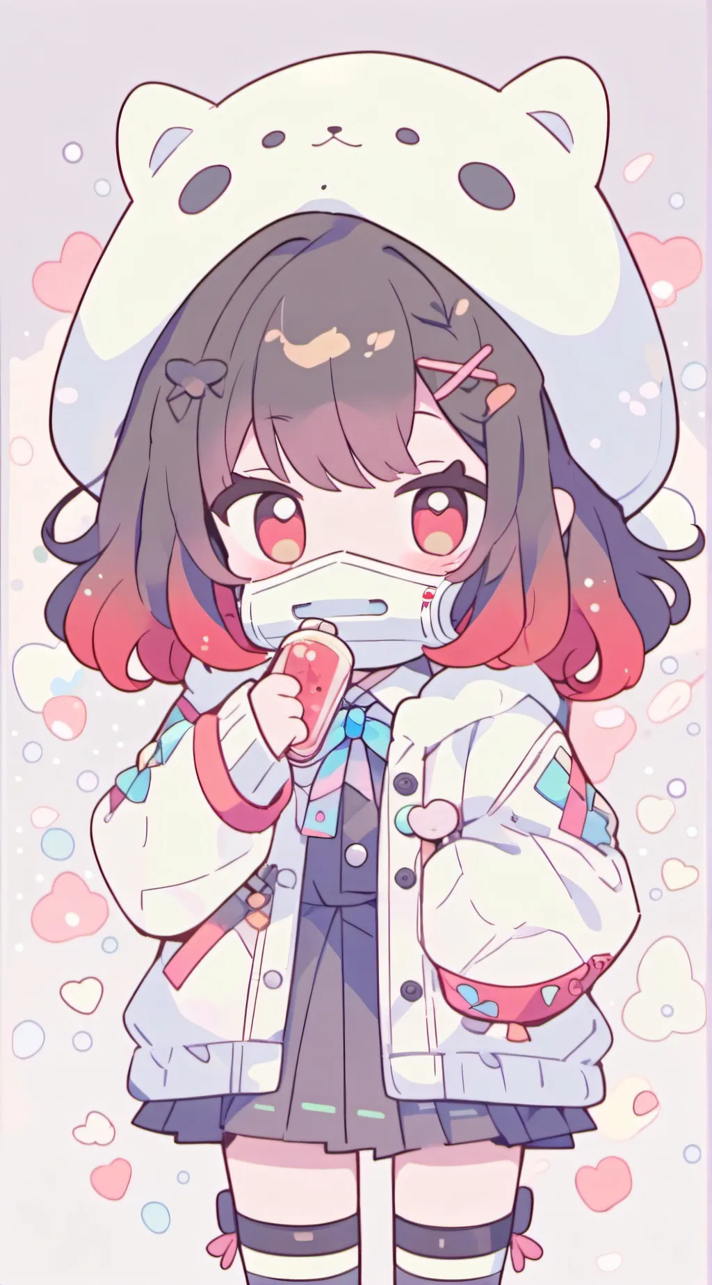 ai character: Blood Face background