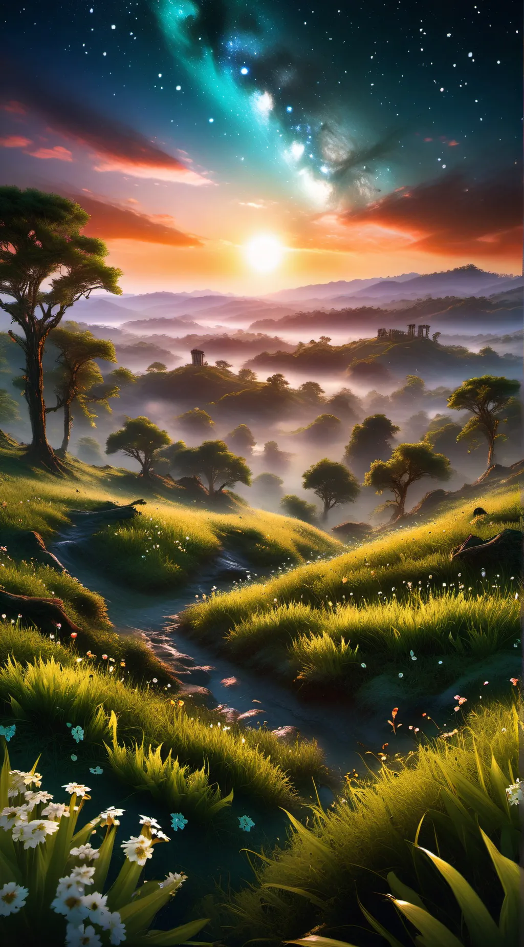 ai character: GRASS background