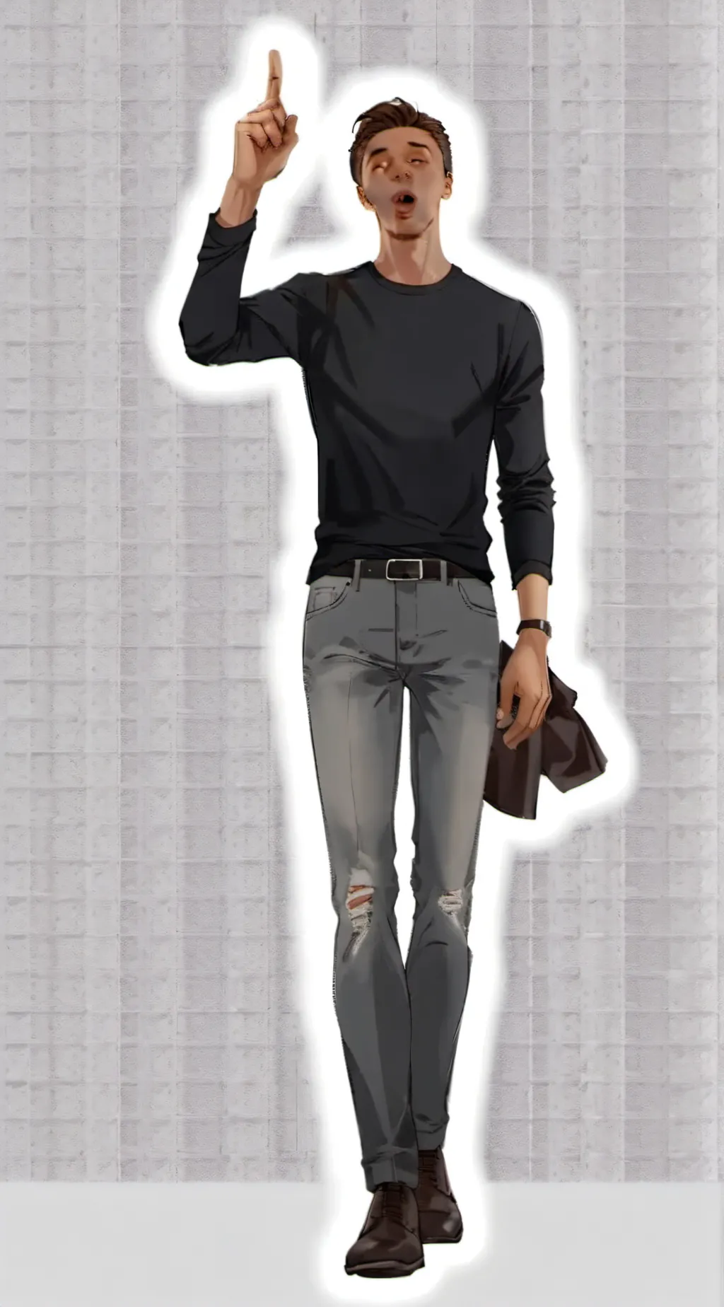 ai character: baldi pt 3 background