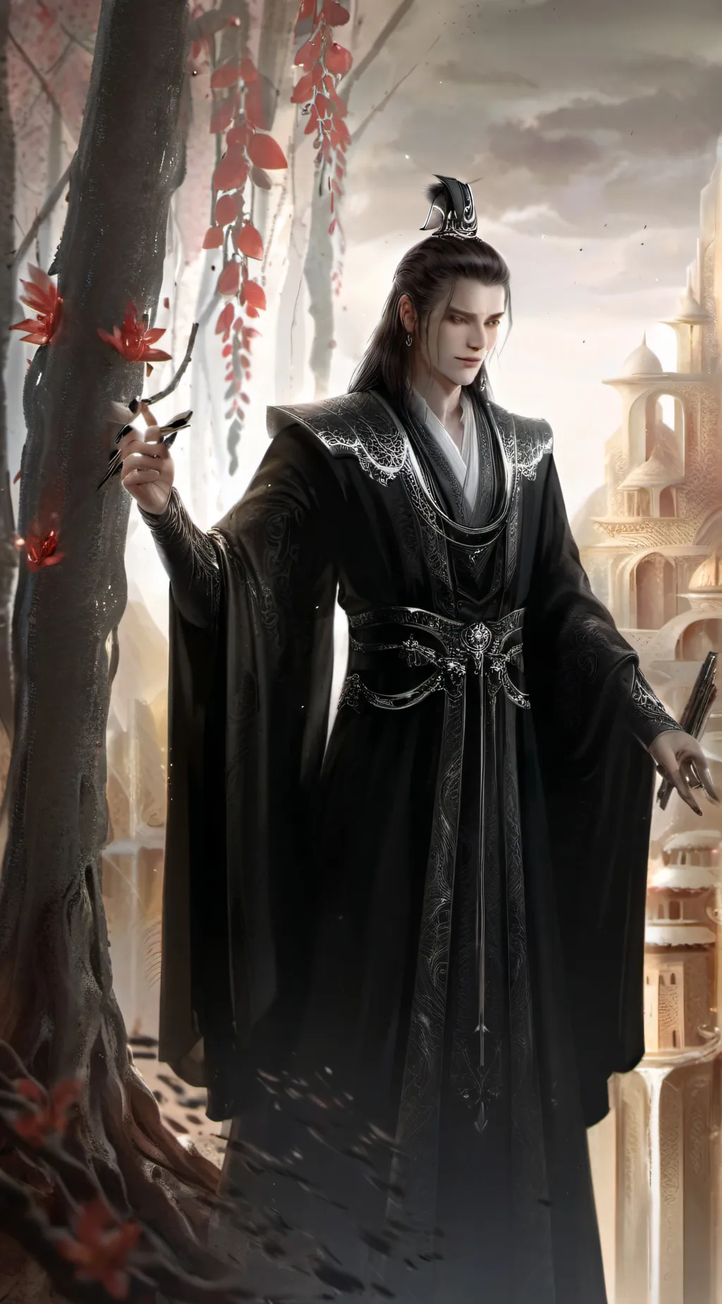 ai character: Devil to background