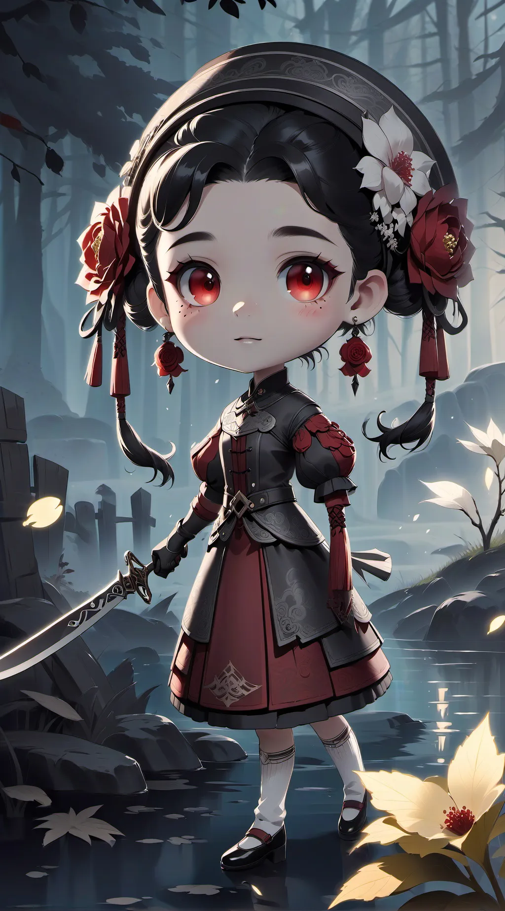 ai character: Hazbin hotel background