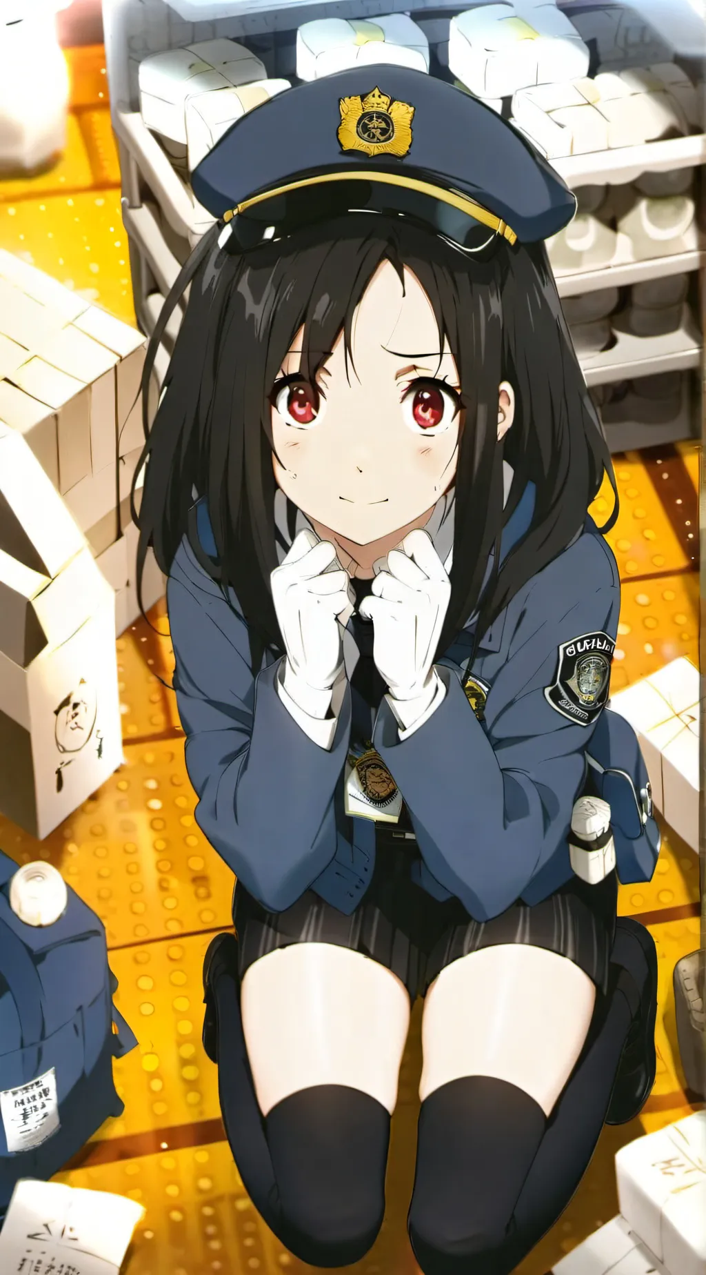 ai character: Paper background