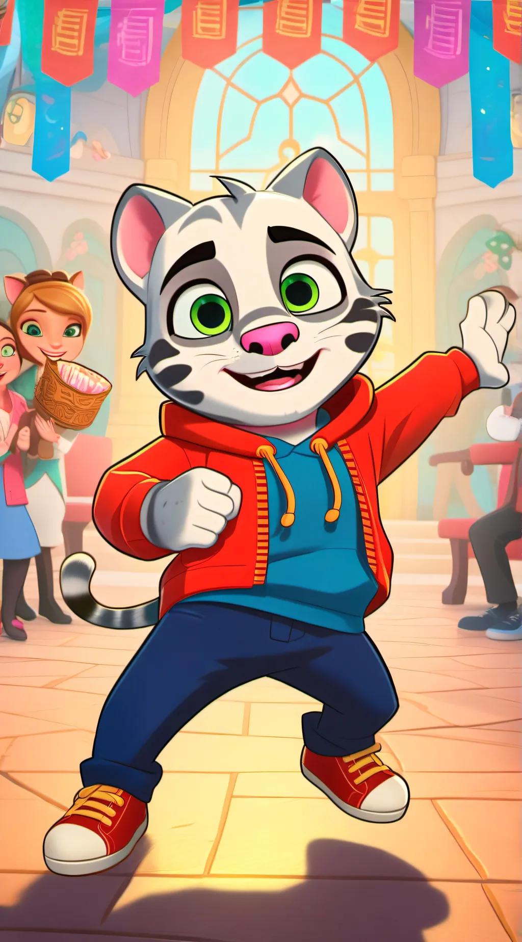 ai character: Tom & Angela ♥  background