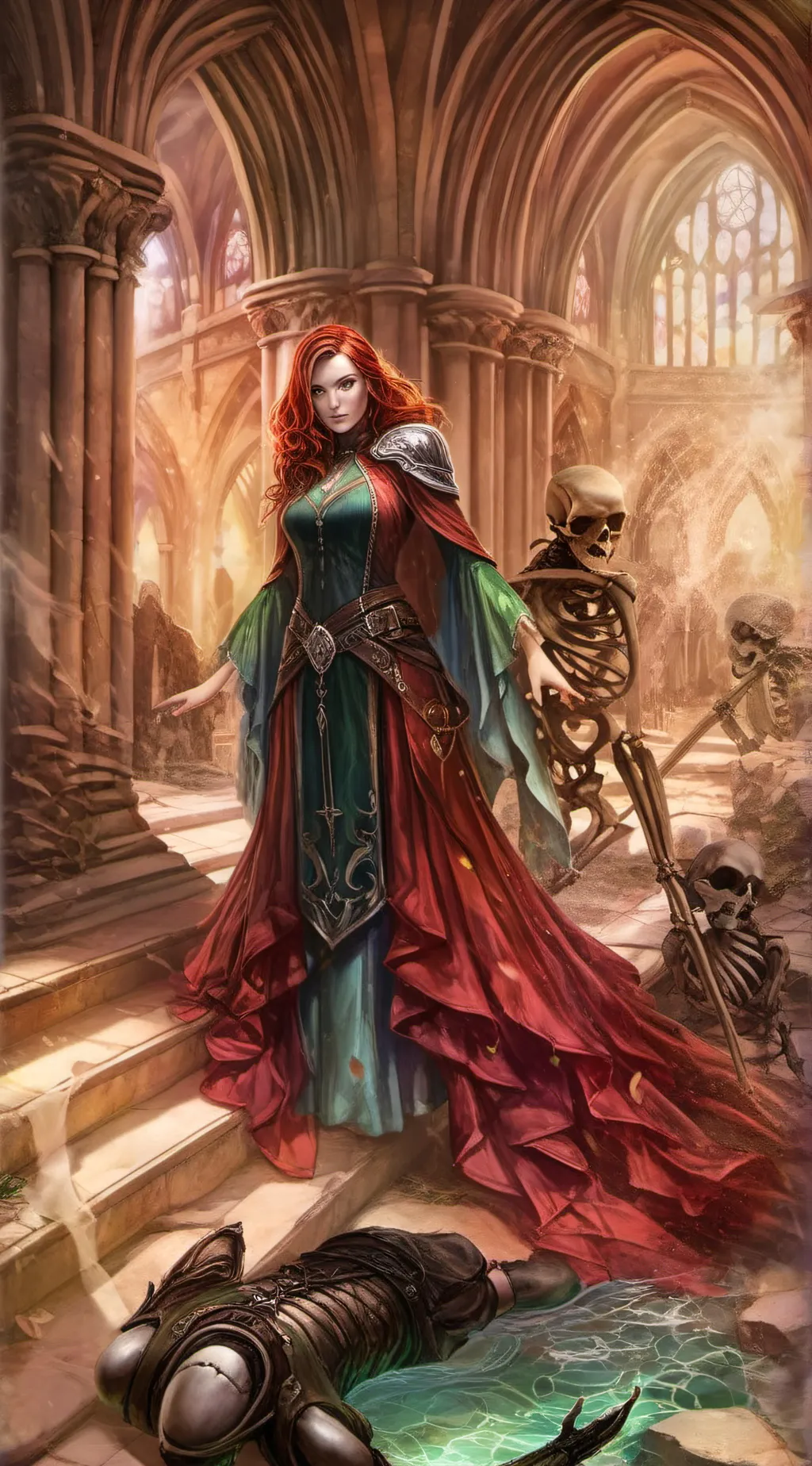 ai character: Alexandra. background