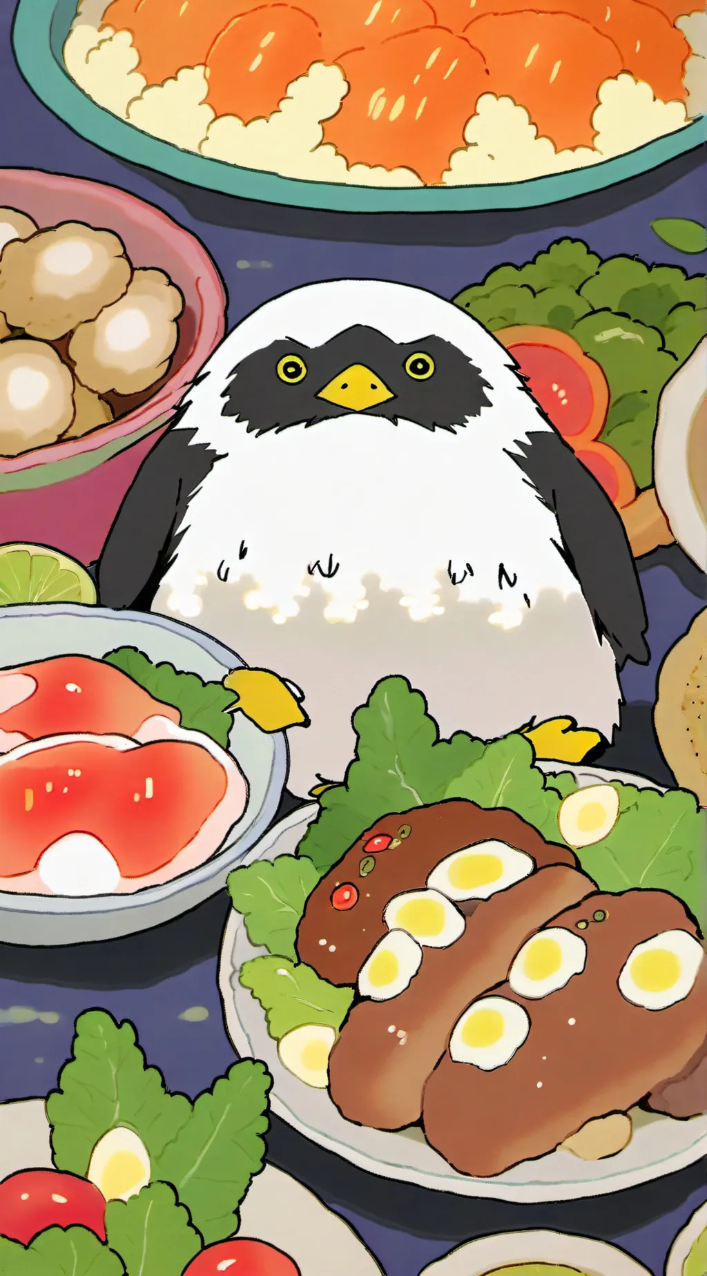 ai character: birb background