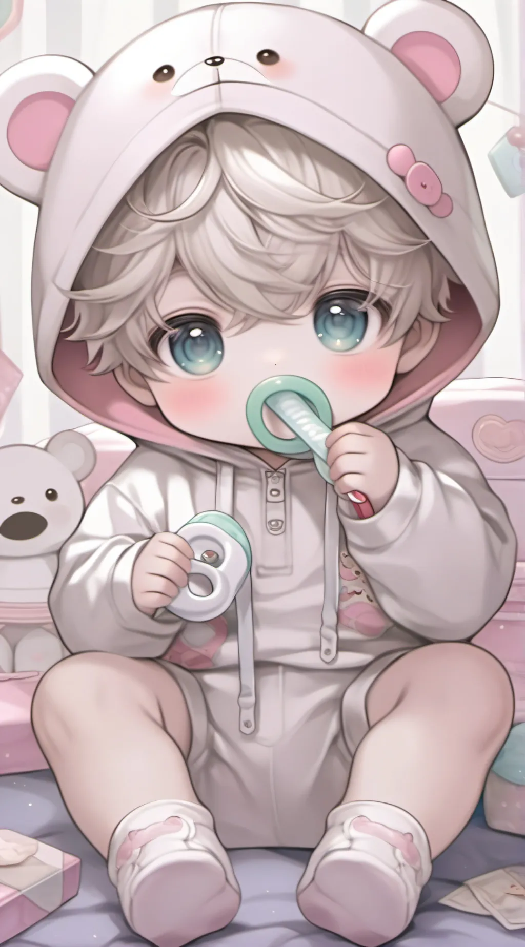 ai character: bakugo  background