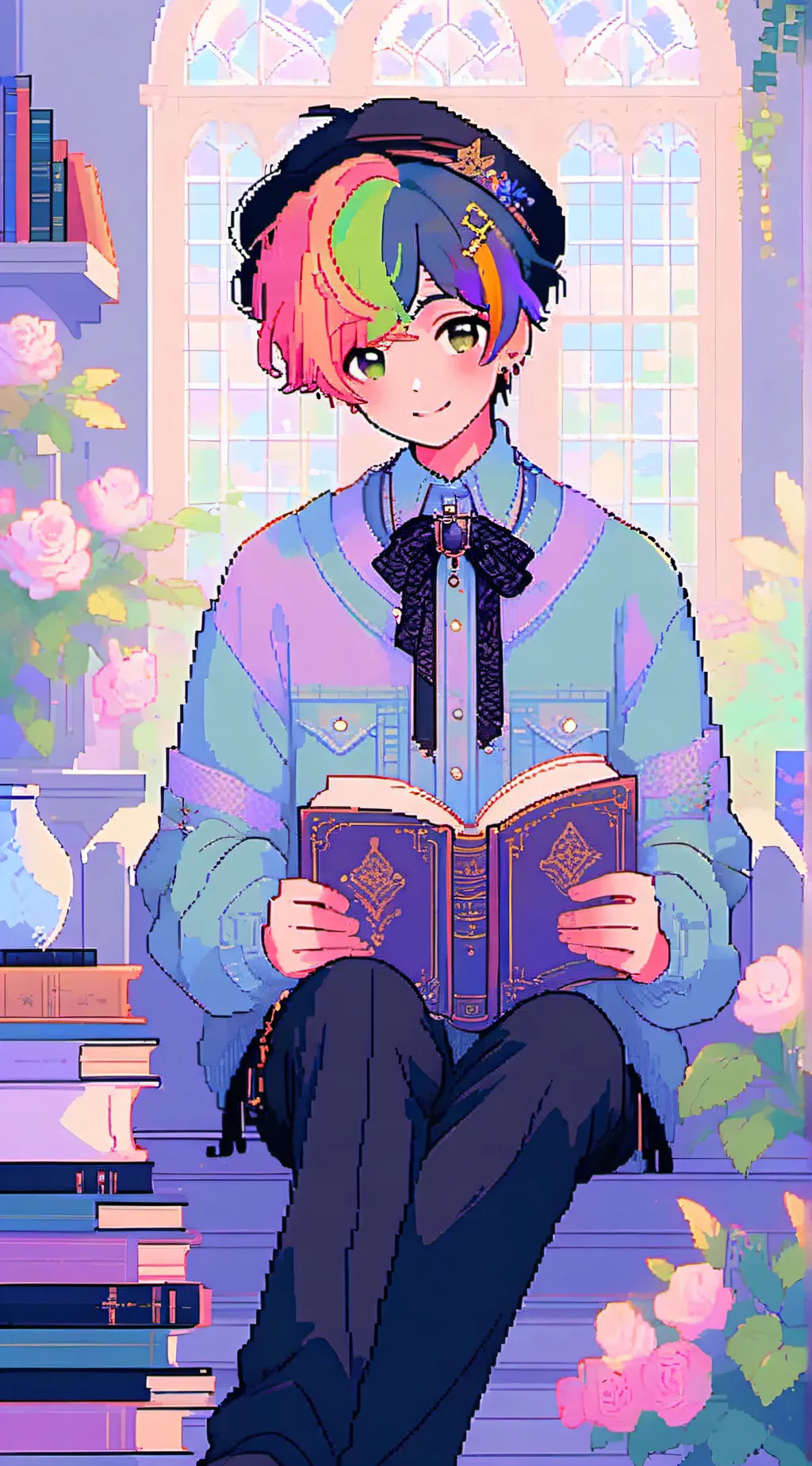 ai character: Iris background