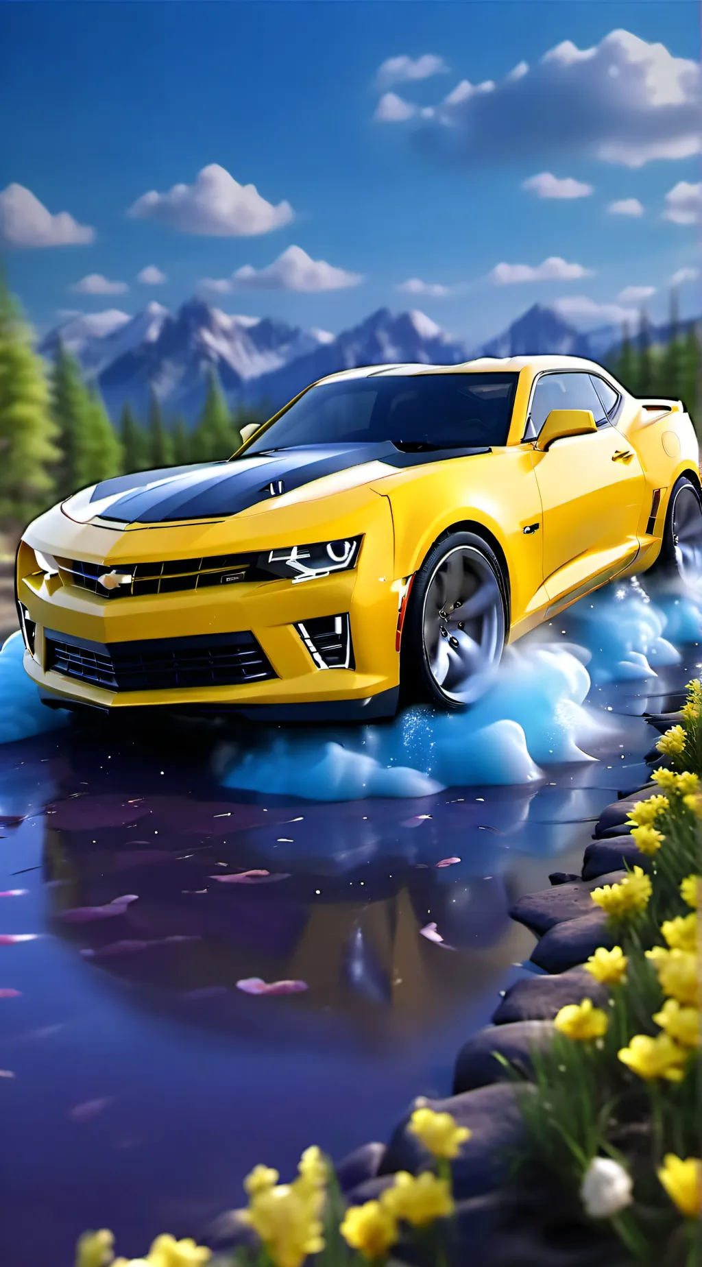 ai character: bumblebee background