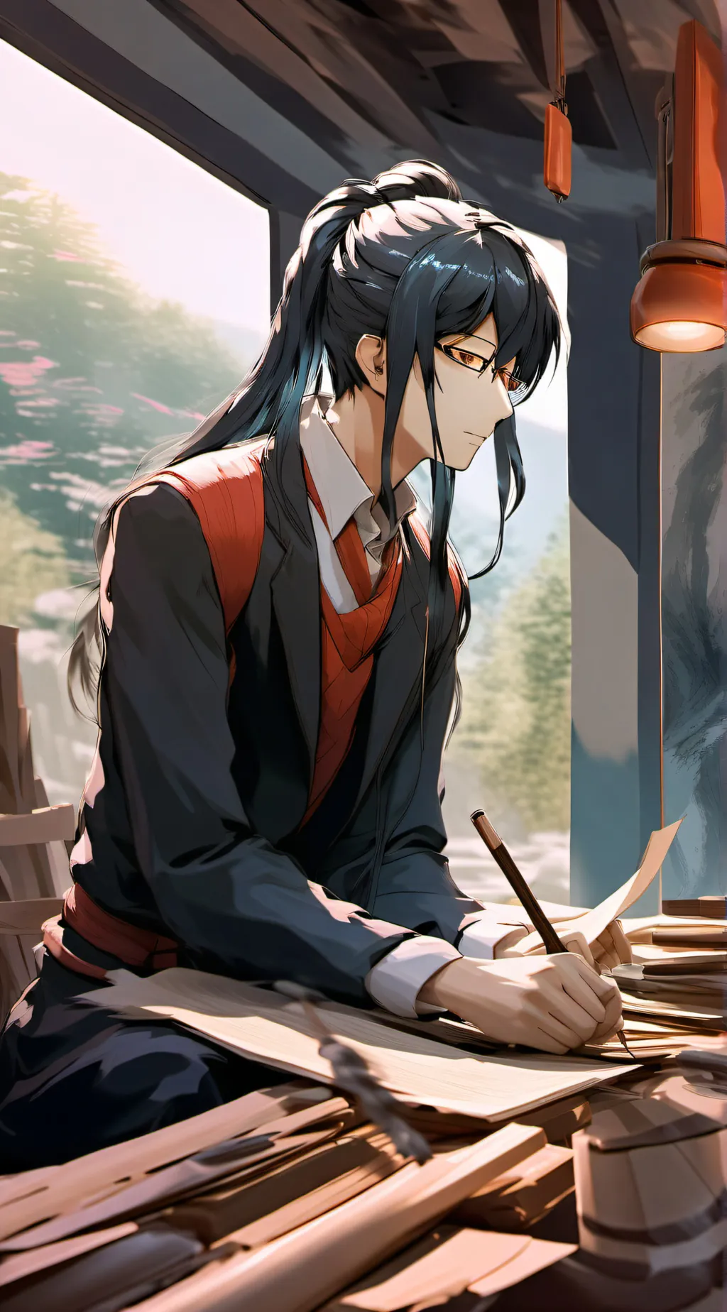 ai character: muichiro  background