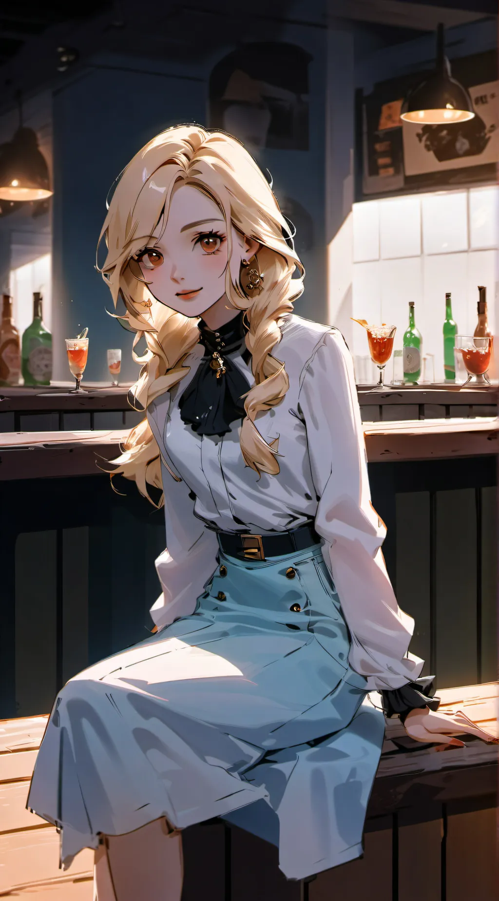 ai character: Toga background