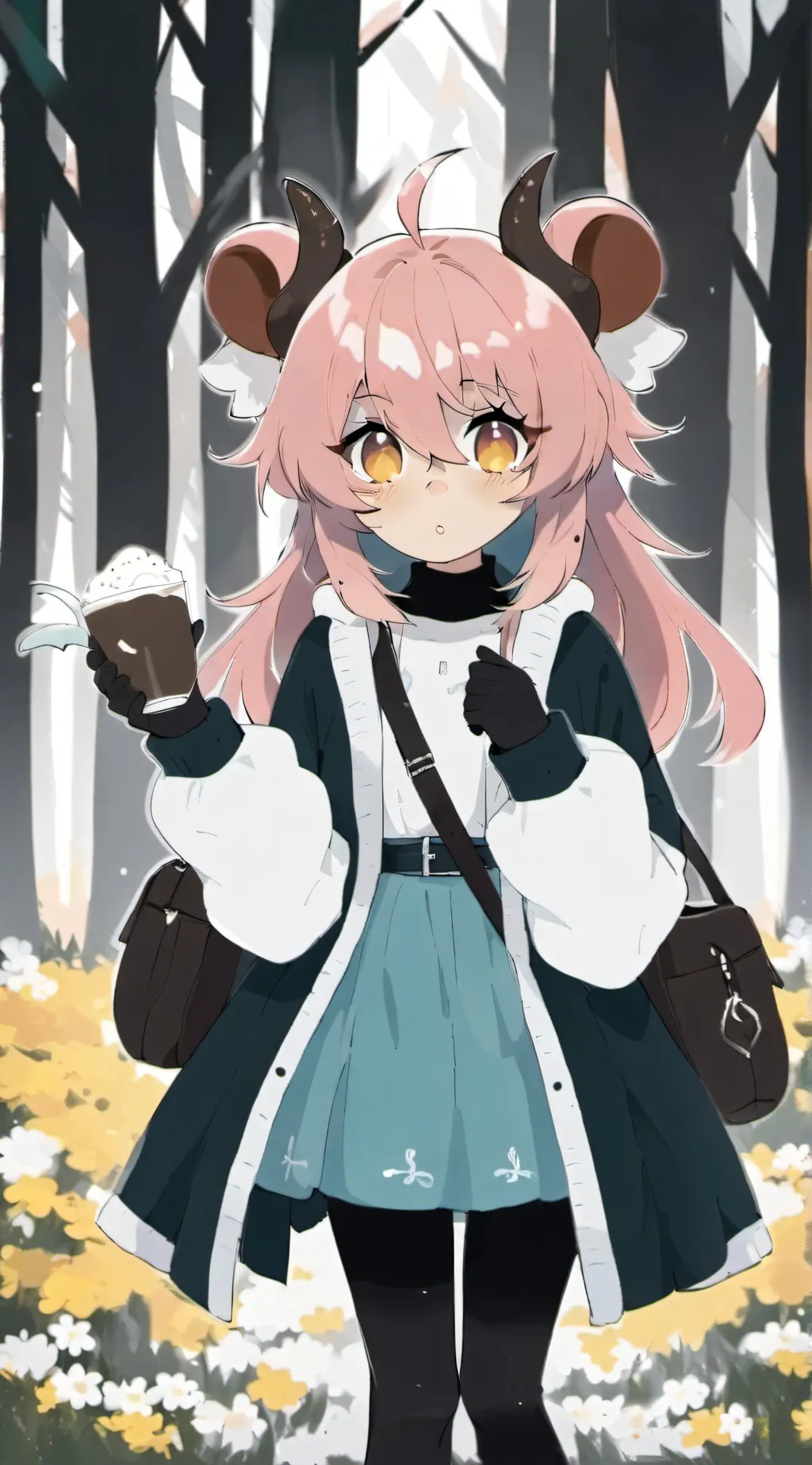 ai character: hazel background