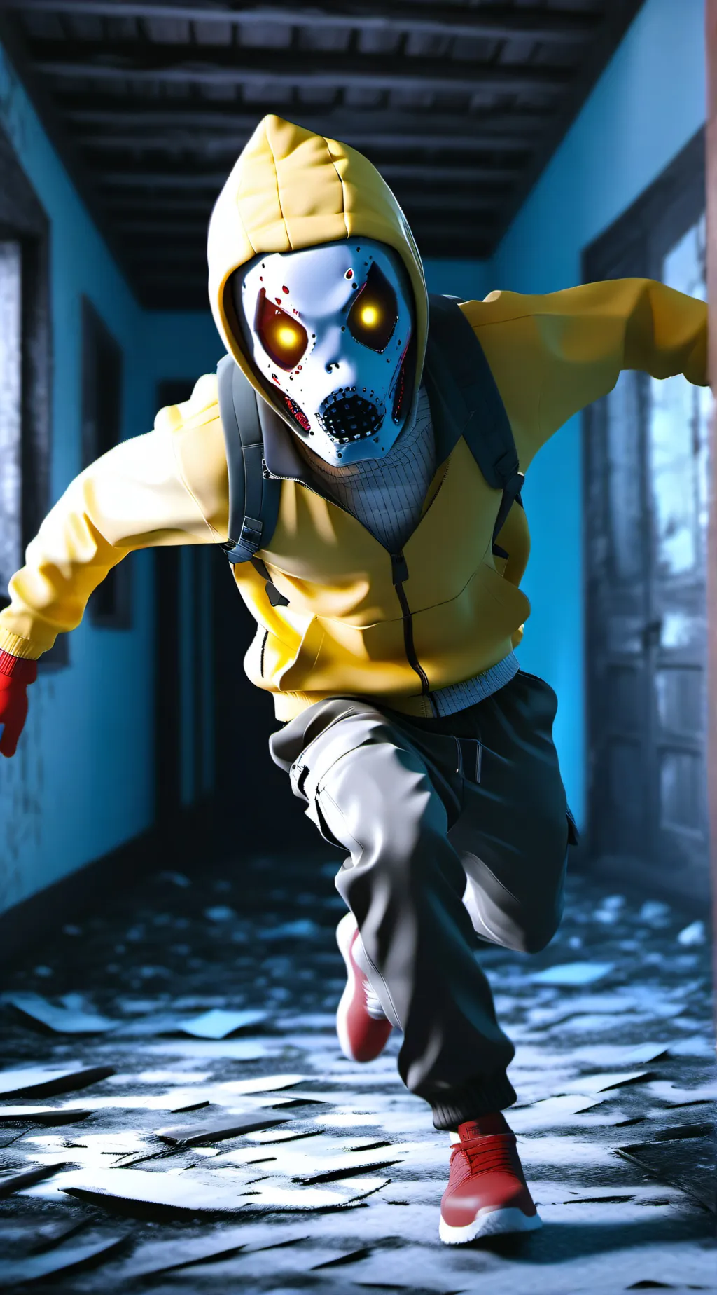 ai character: TC Library background