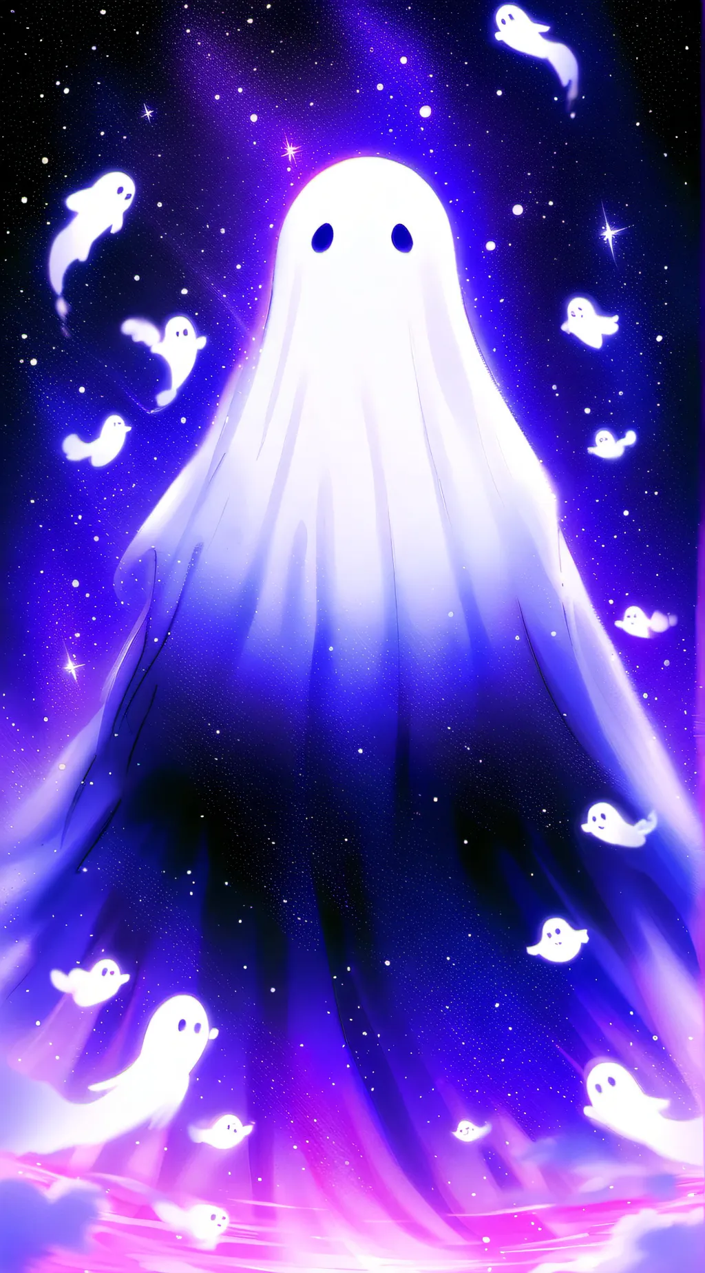 ai character: Ghost background