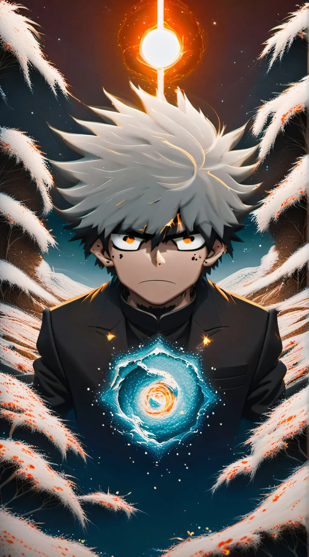 ai character: bakugo background