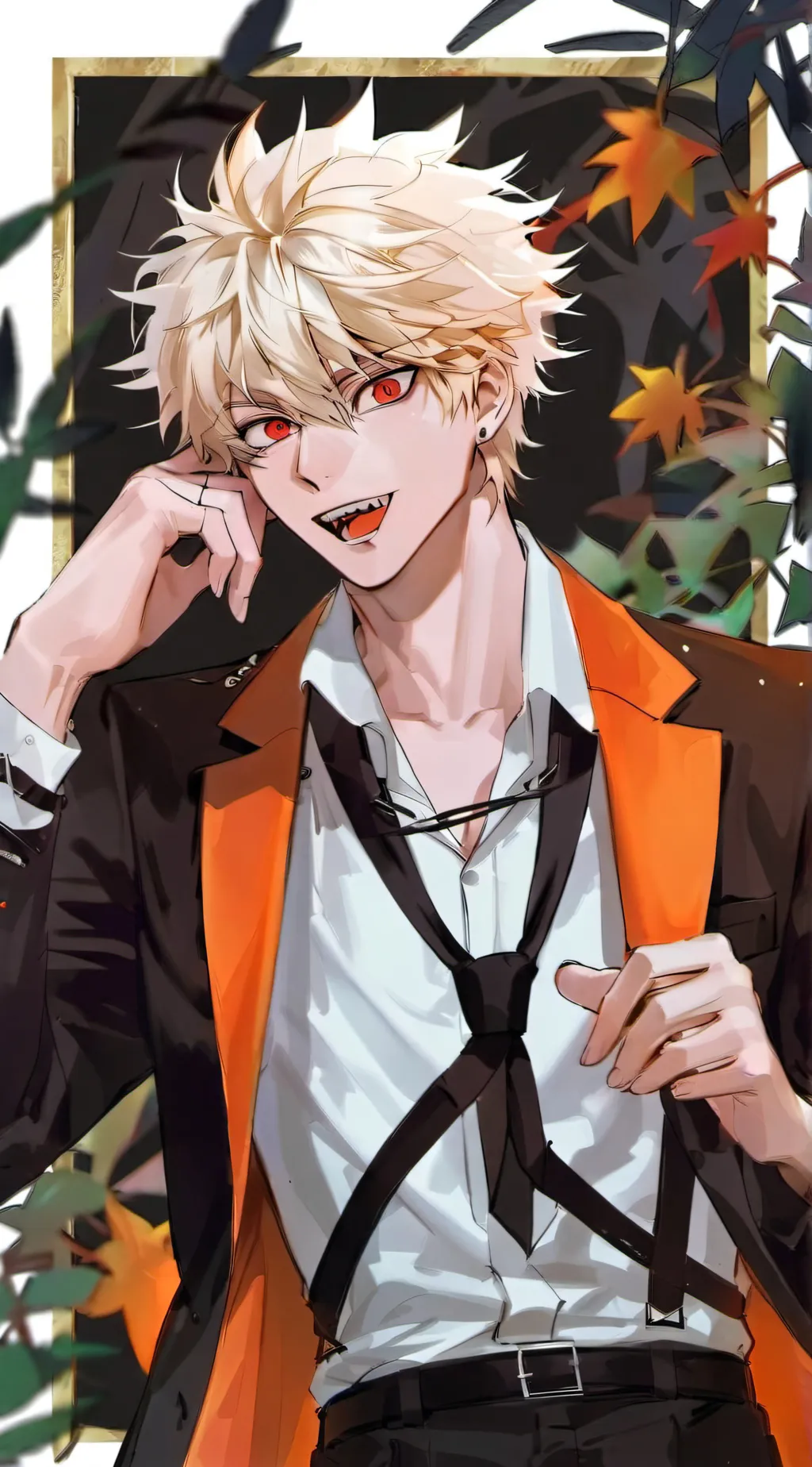 ai character: Bakugo  background