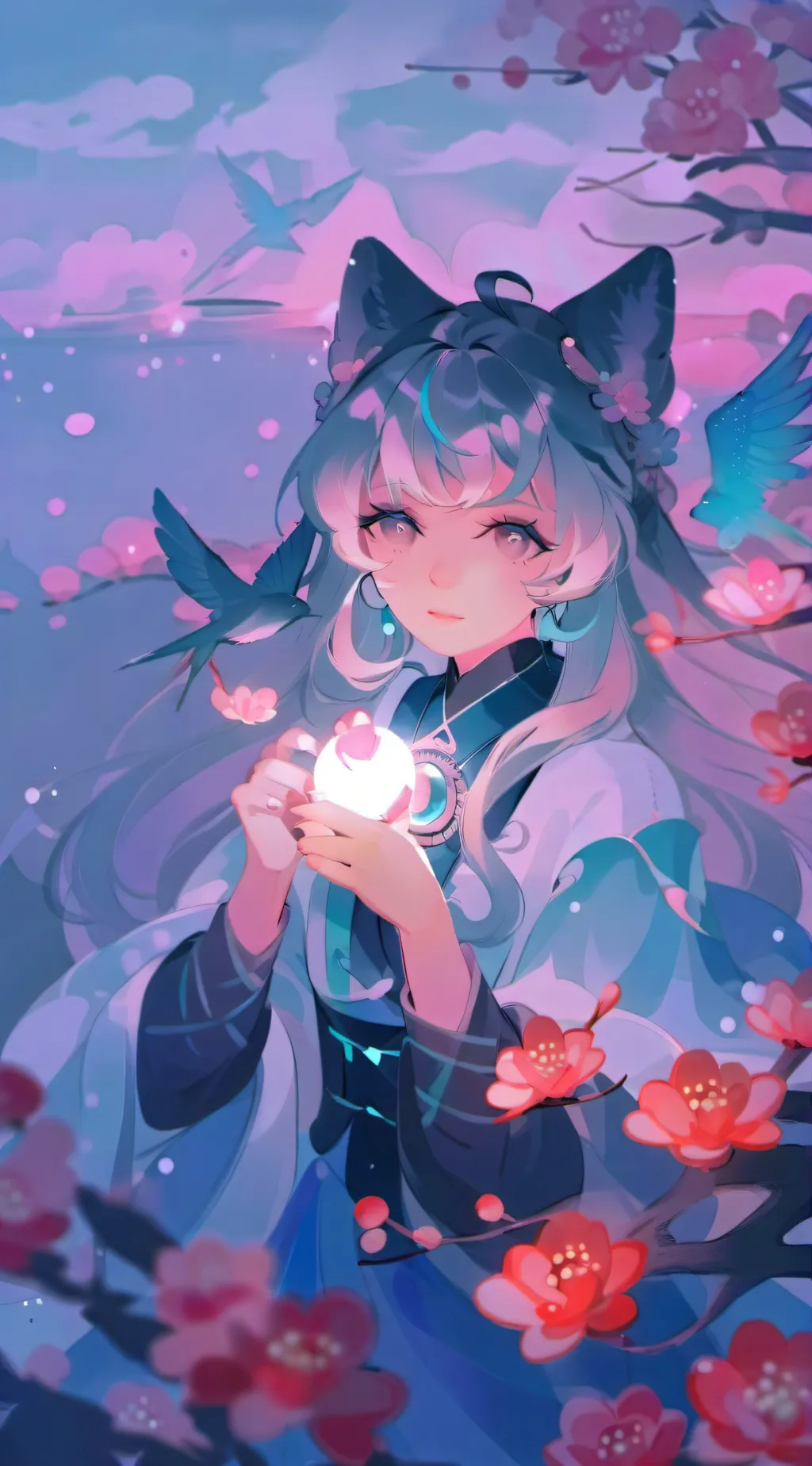 ai character: ds x you background