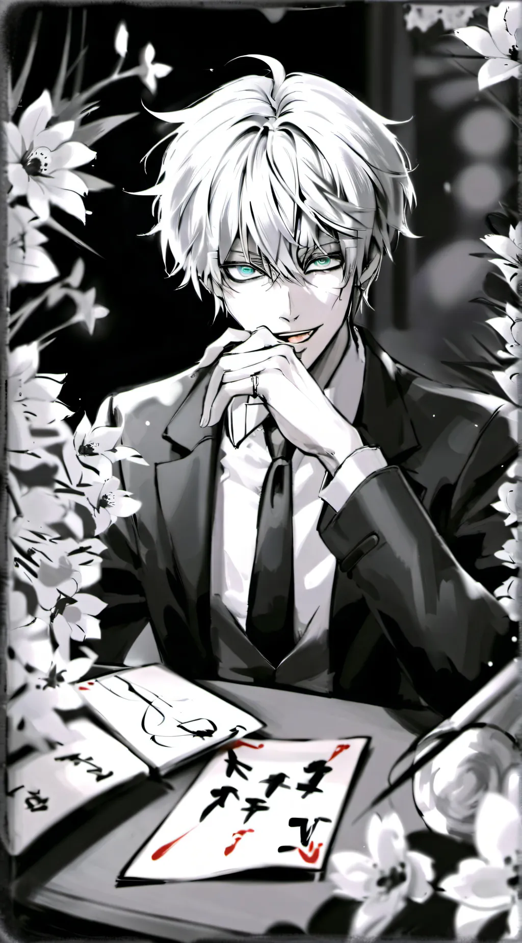 ai character: Satoru Gojo background