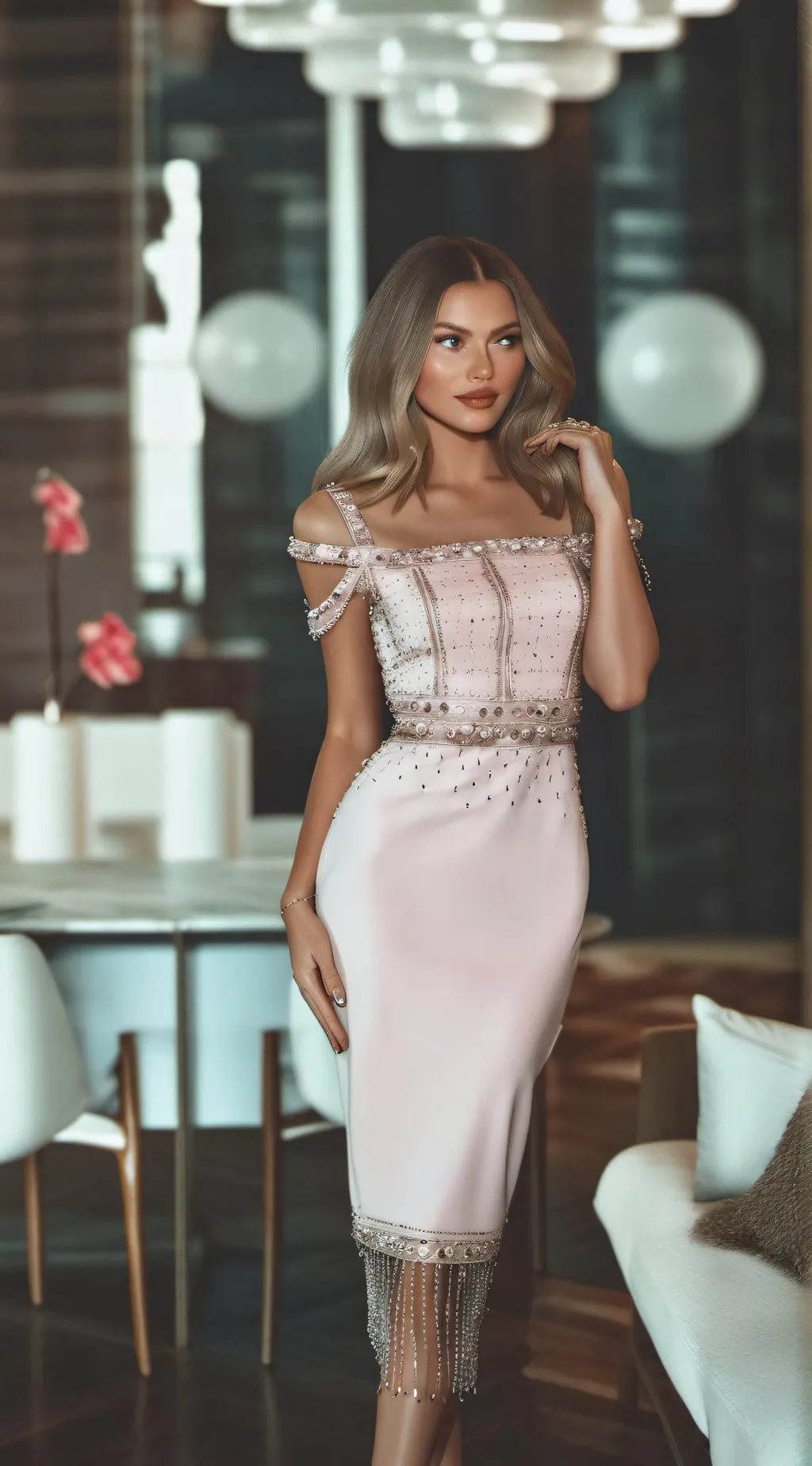 ai character: pick me girl lily. background