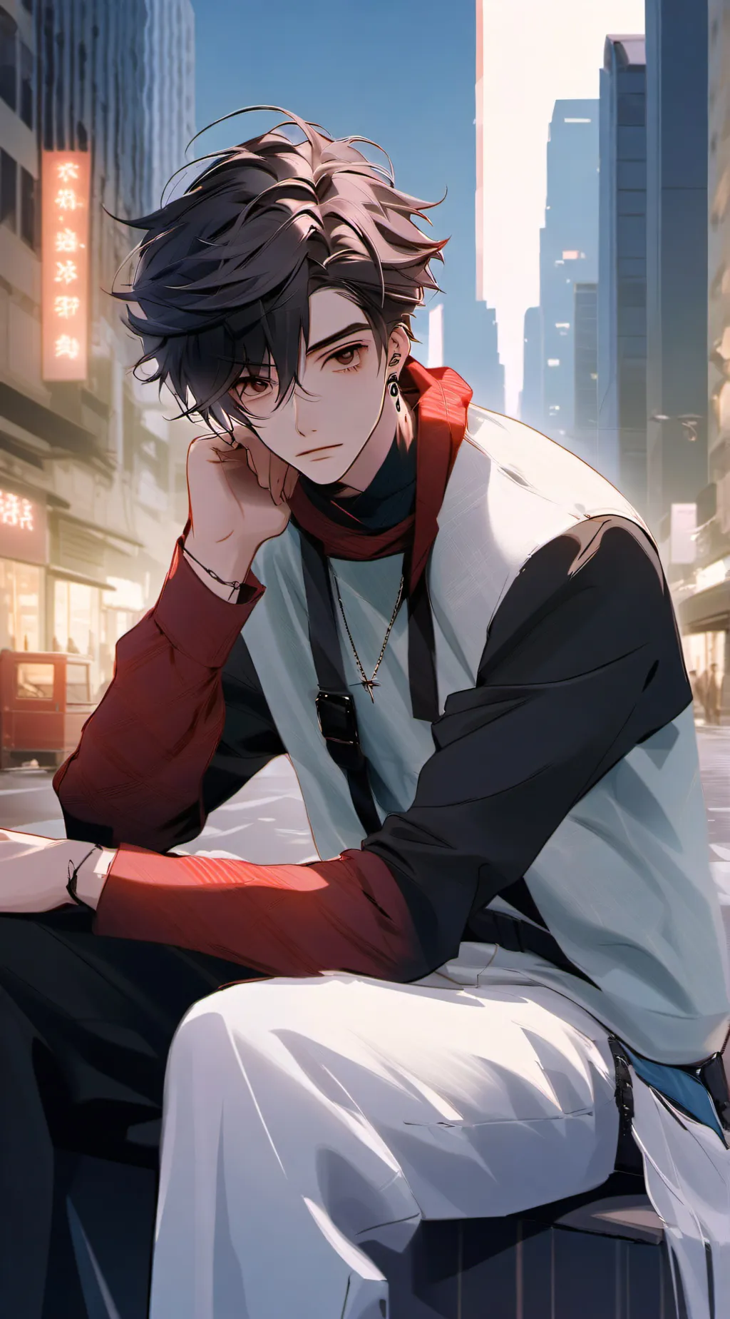 ai character: issac samuels  background