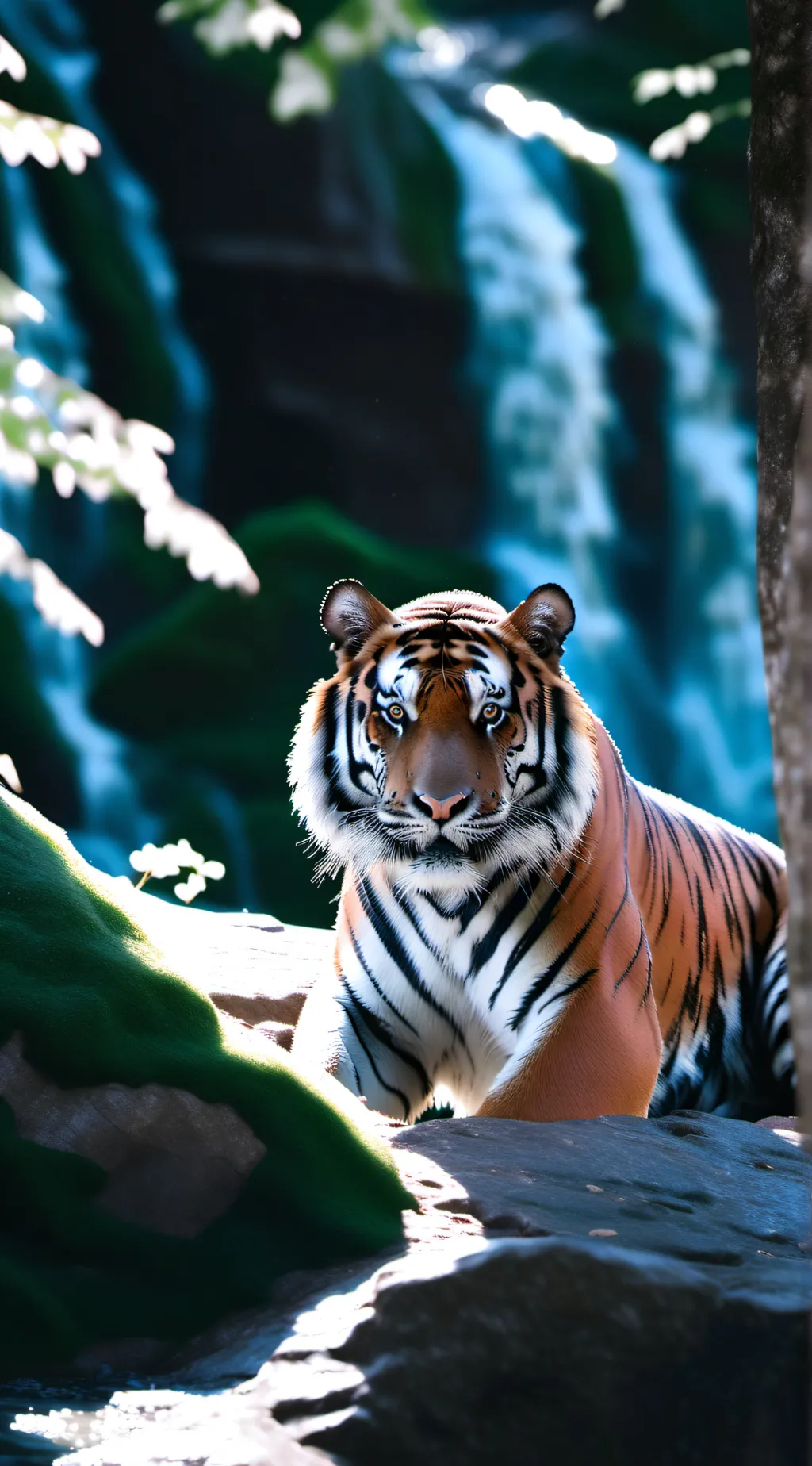 ai character: Snow background