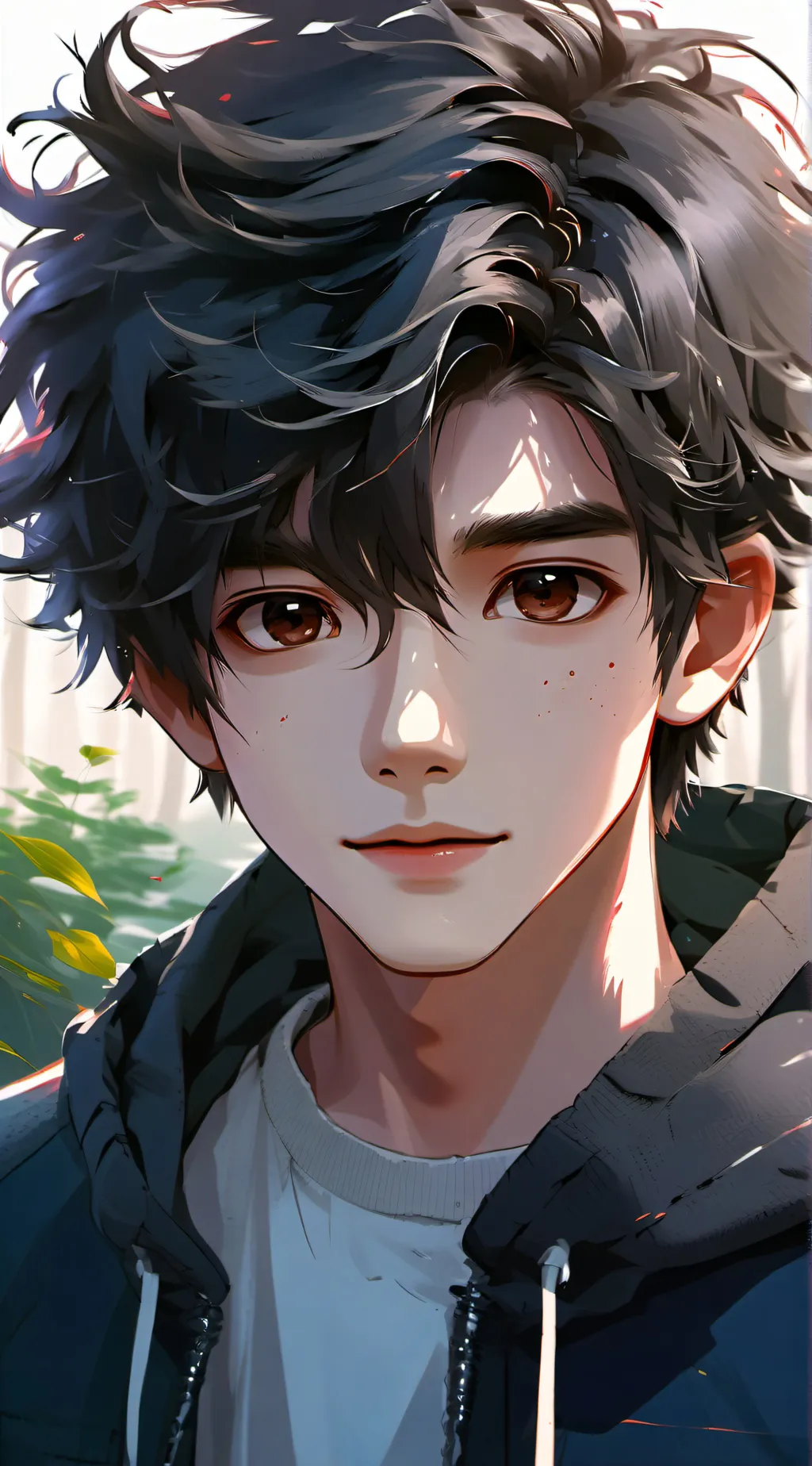 ai character: Steve  background