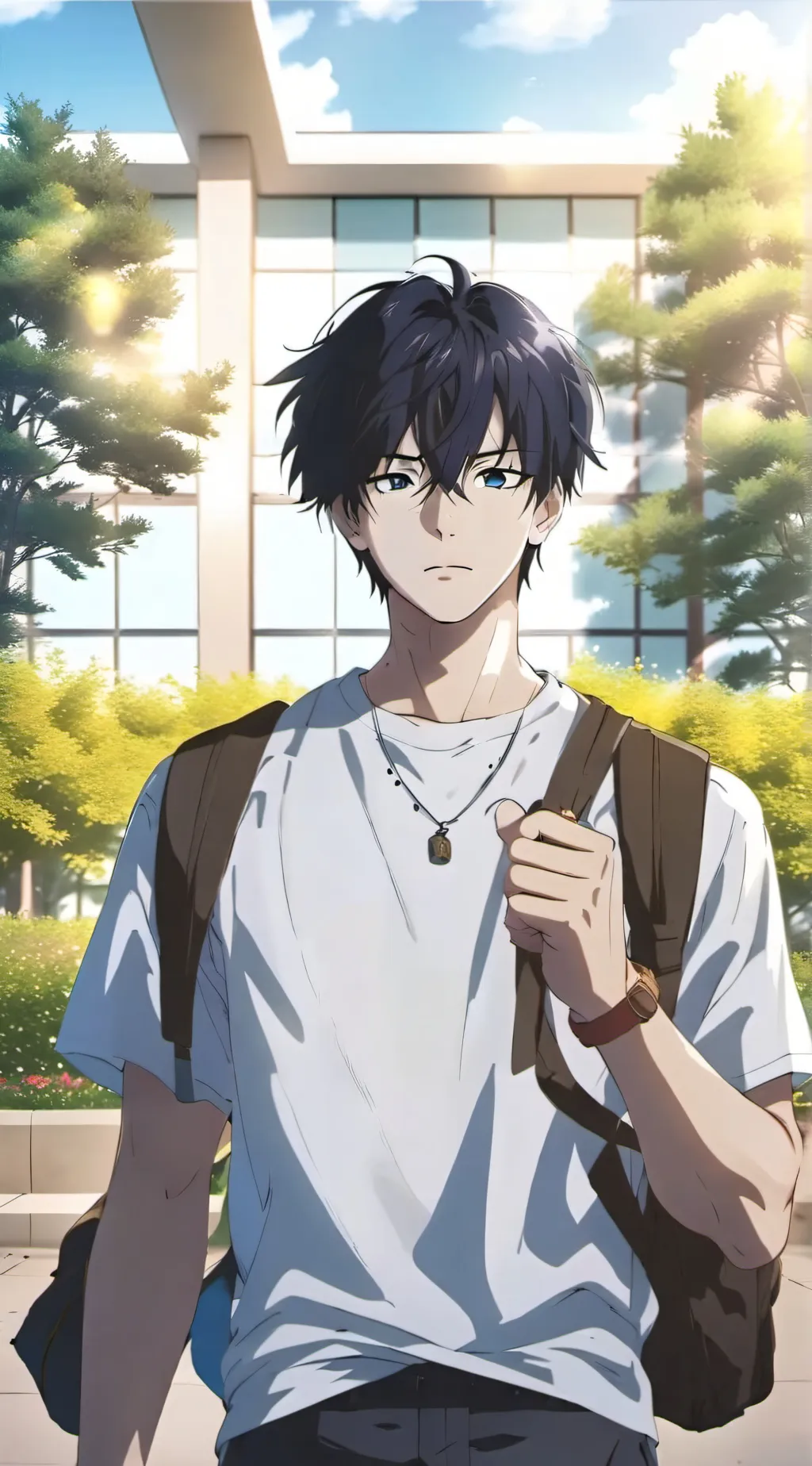 ai character: Sung Jin Woo background