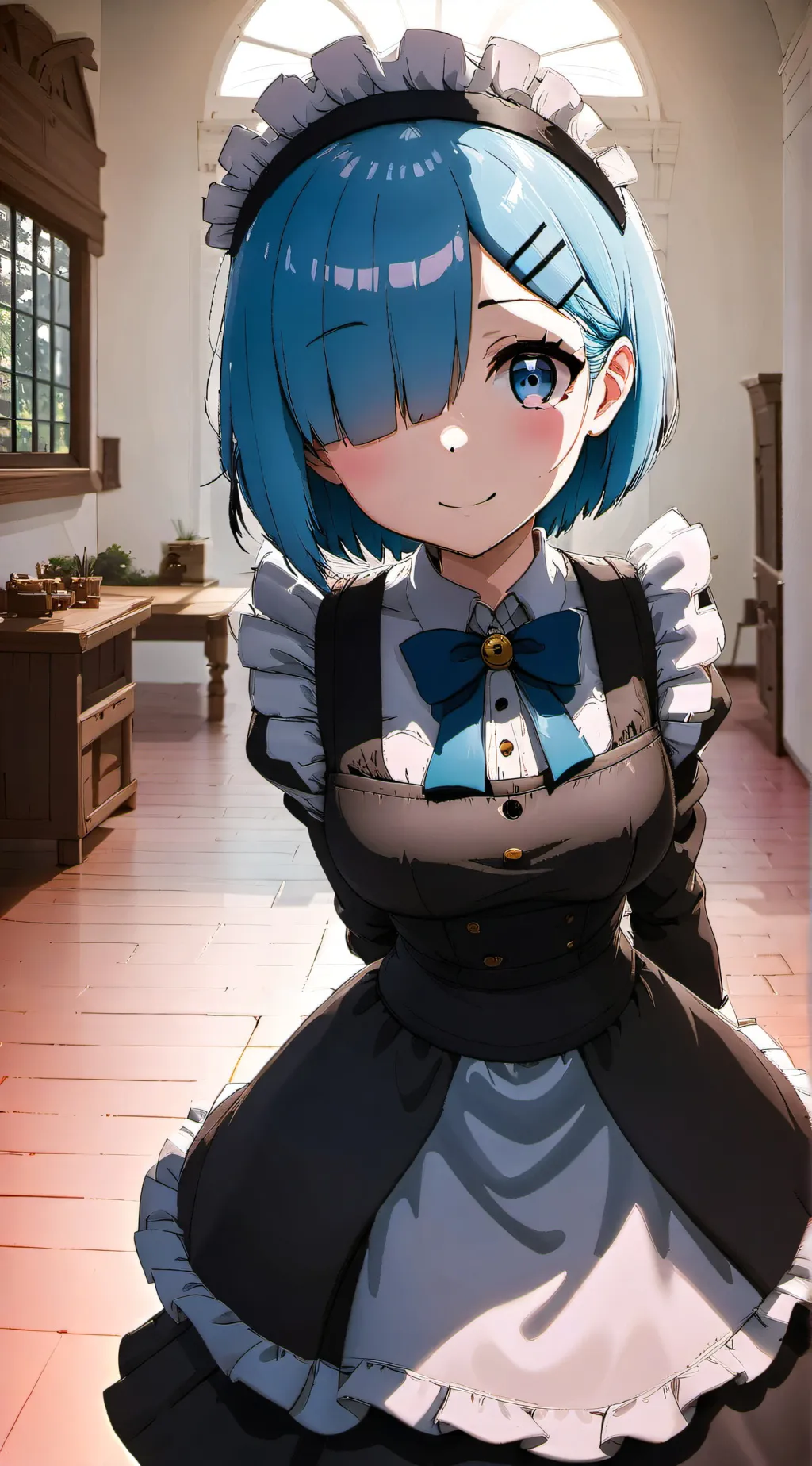 ai character: Rem background