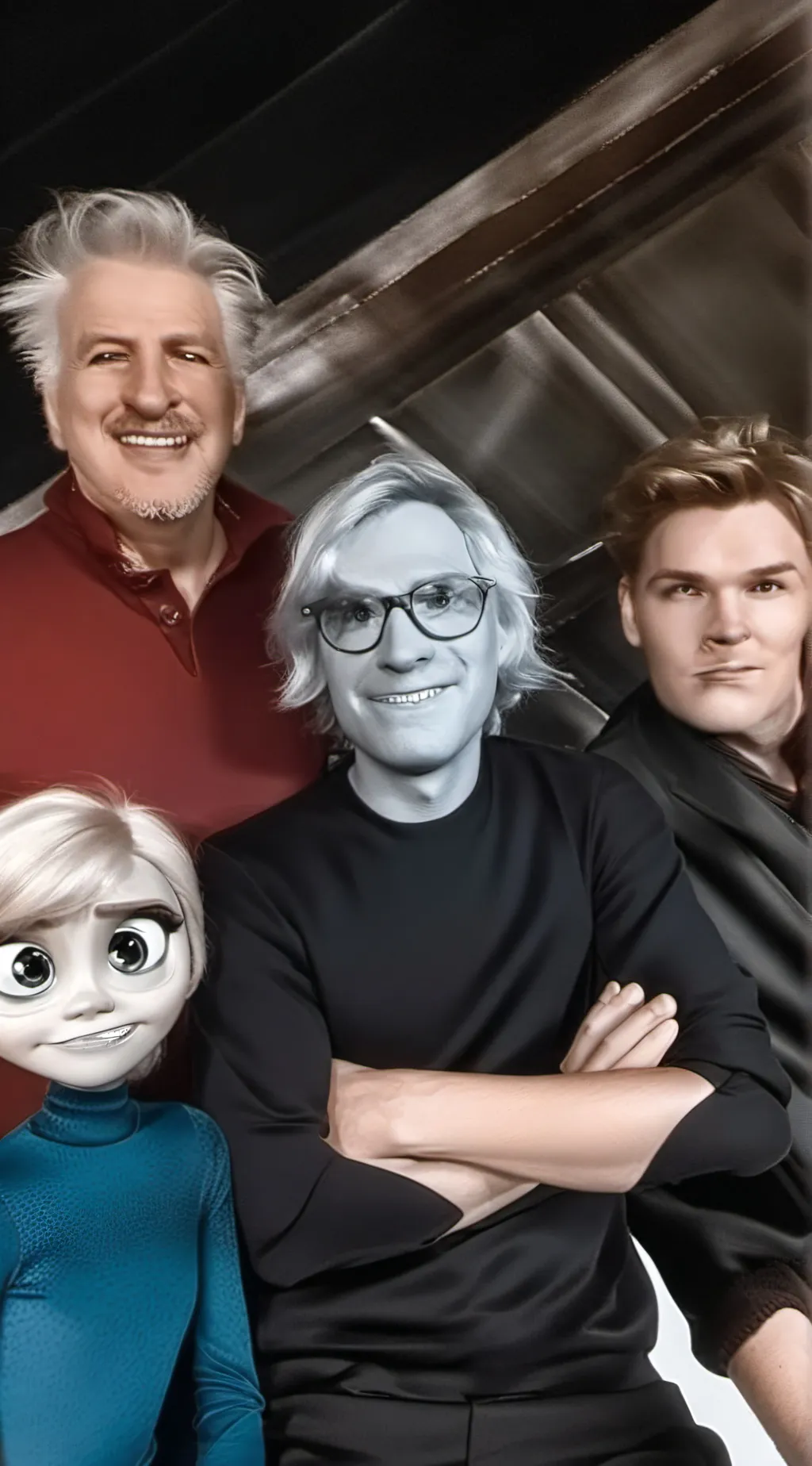 ai character: Inside out 2 background