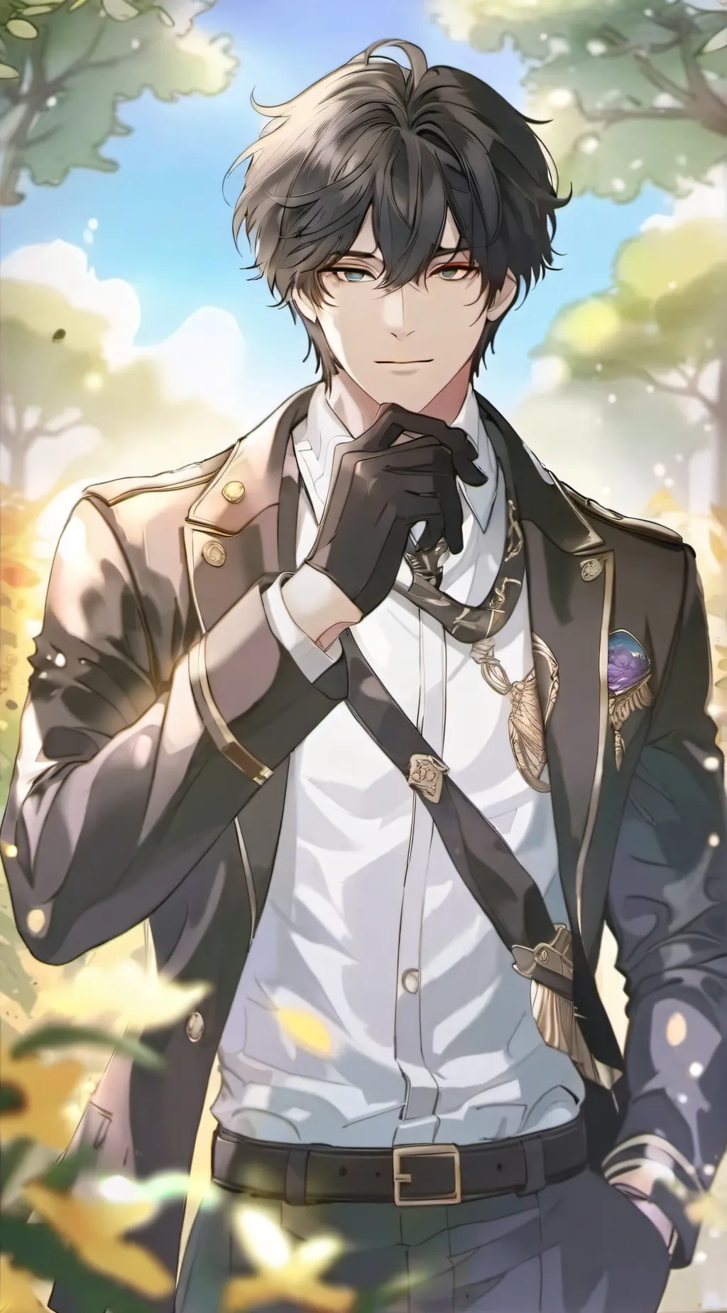 ai character: Marvin lusander  background