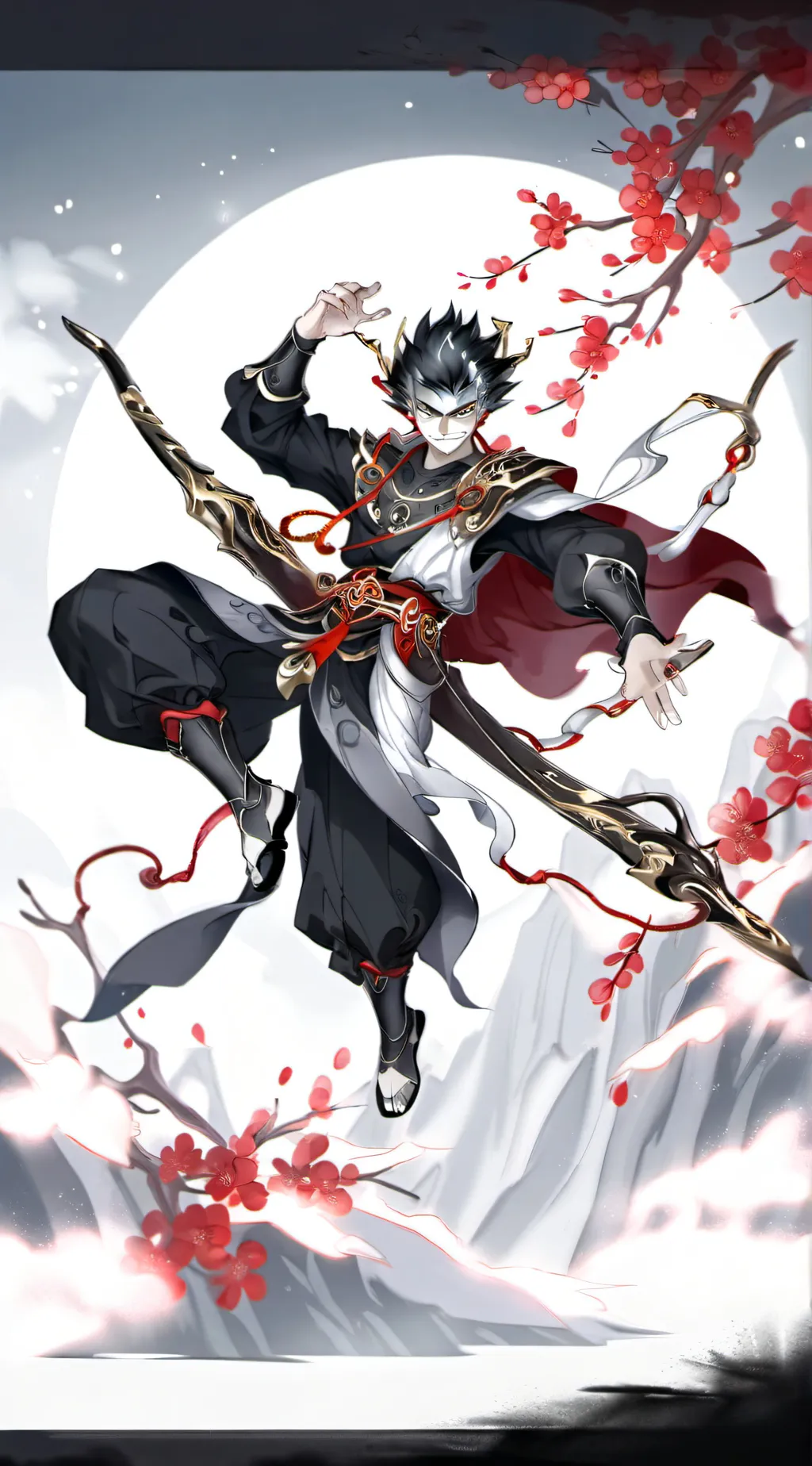 ai character: Hantengu clones  background