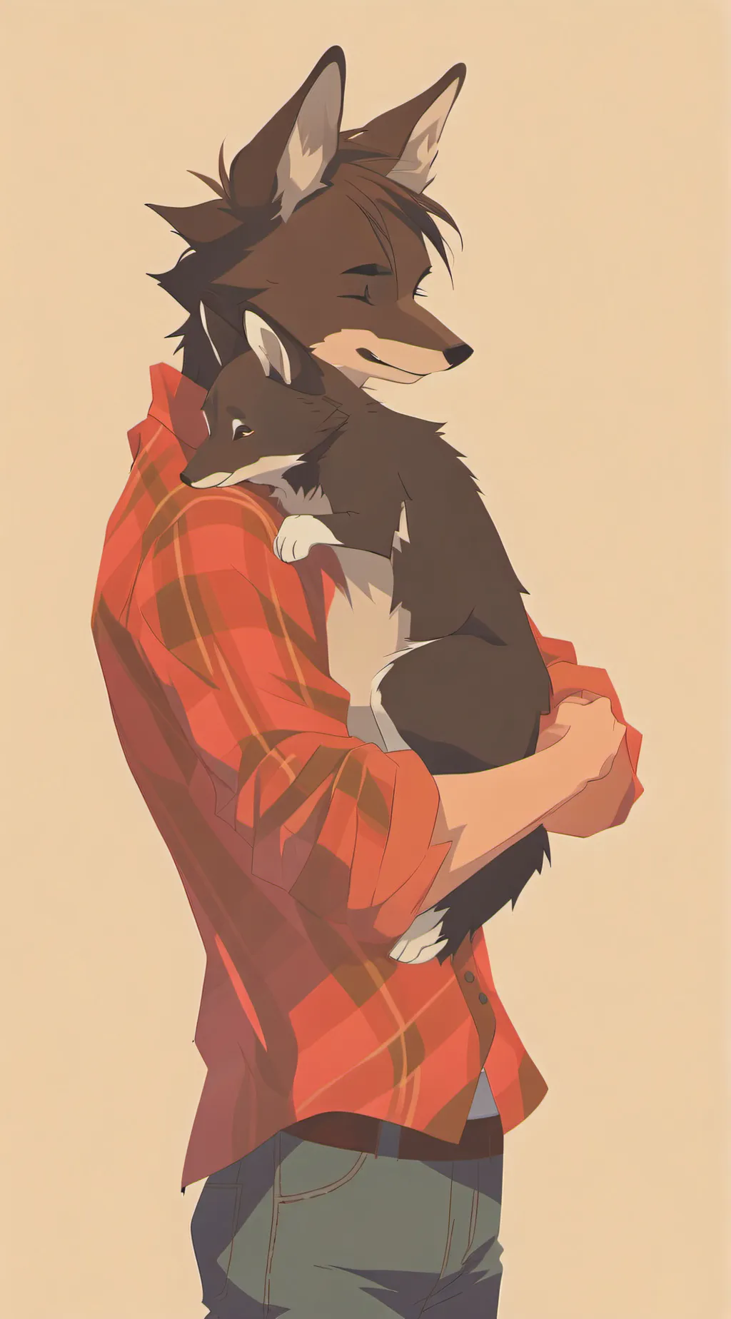 ai character: furry background