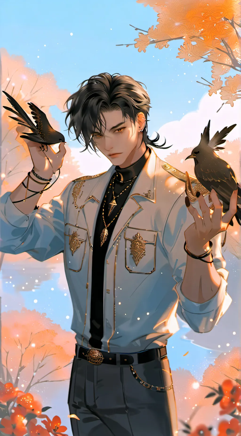 ai character: ꧁Nathan꧂ background