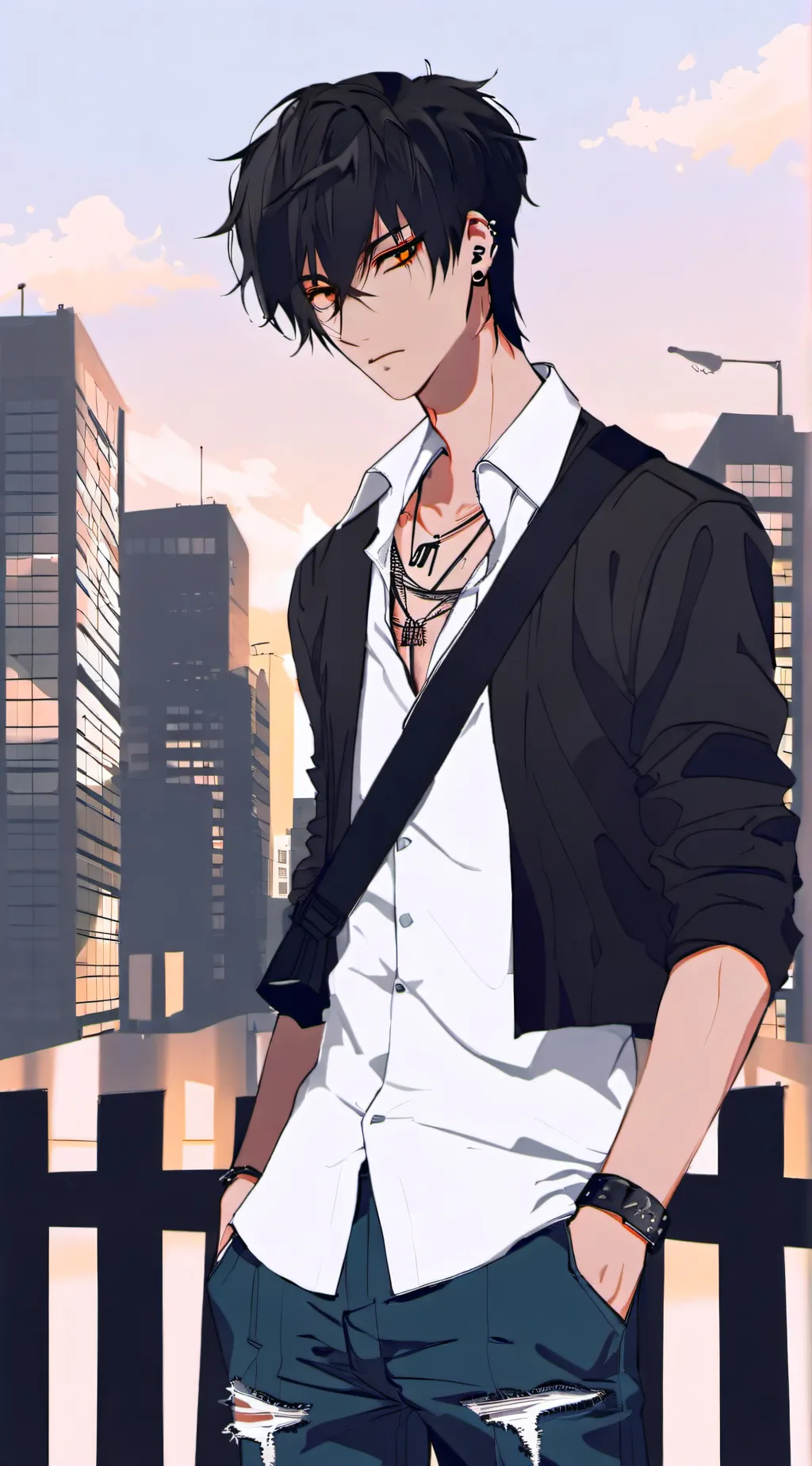 ai character: Levi background