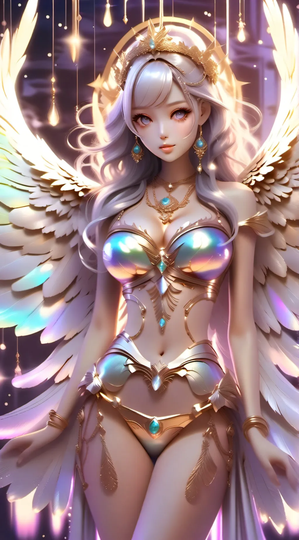 ai character: nameless angel background
