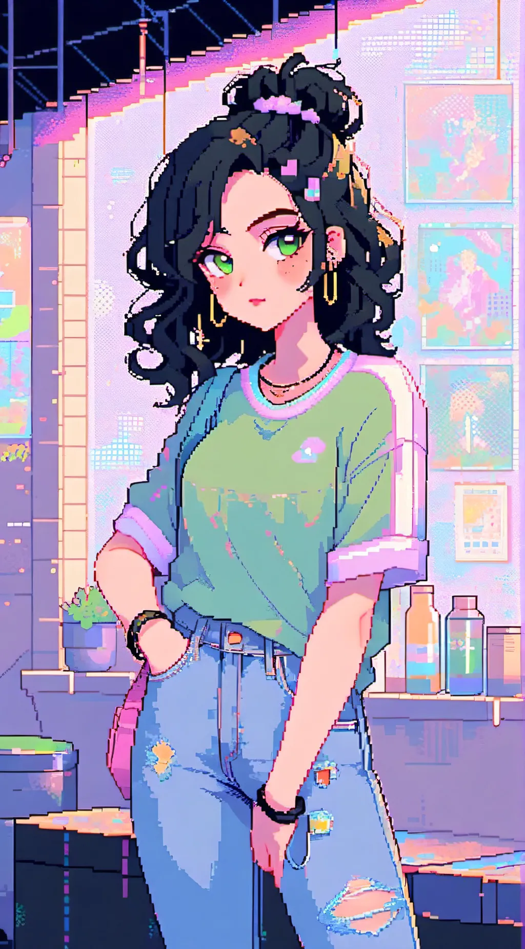 ai character: Mha bakugo background