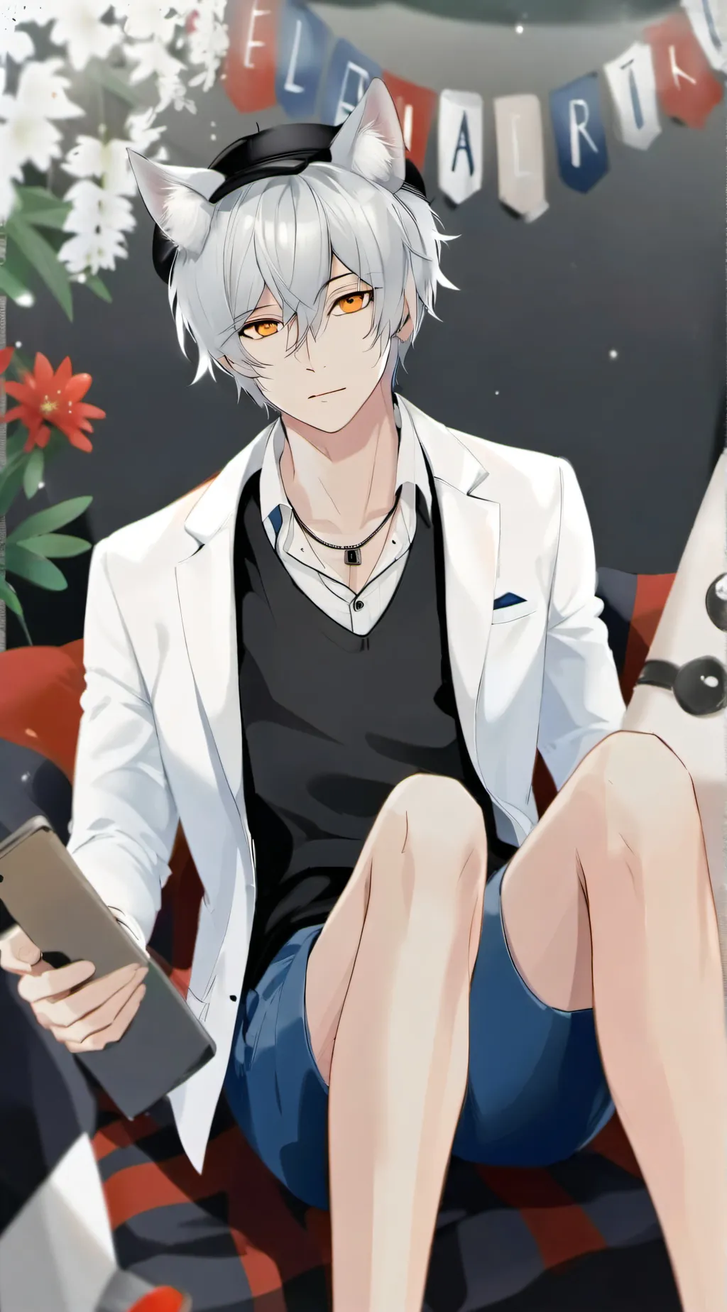 ai character: luca  background