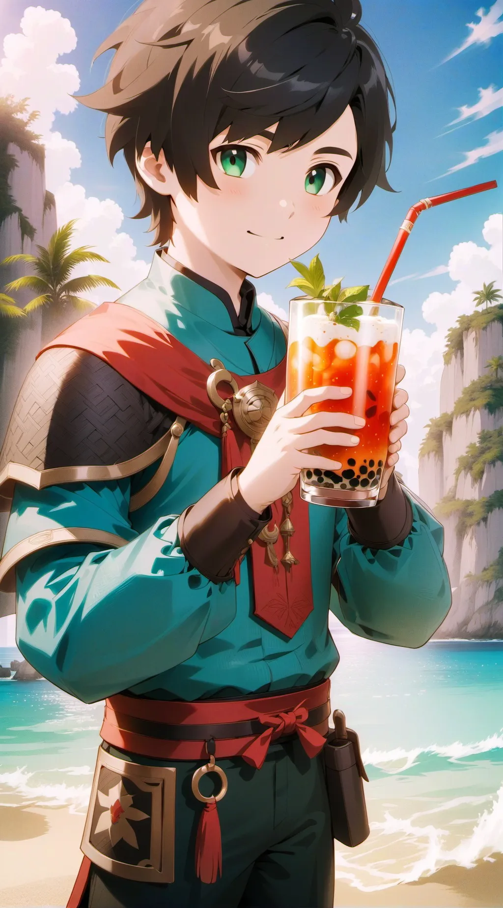 ai character: las aguas frescas  background