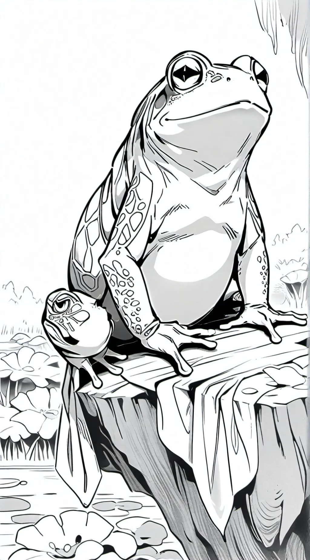 ai character: Kermite da frawg  background