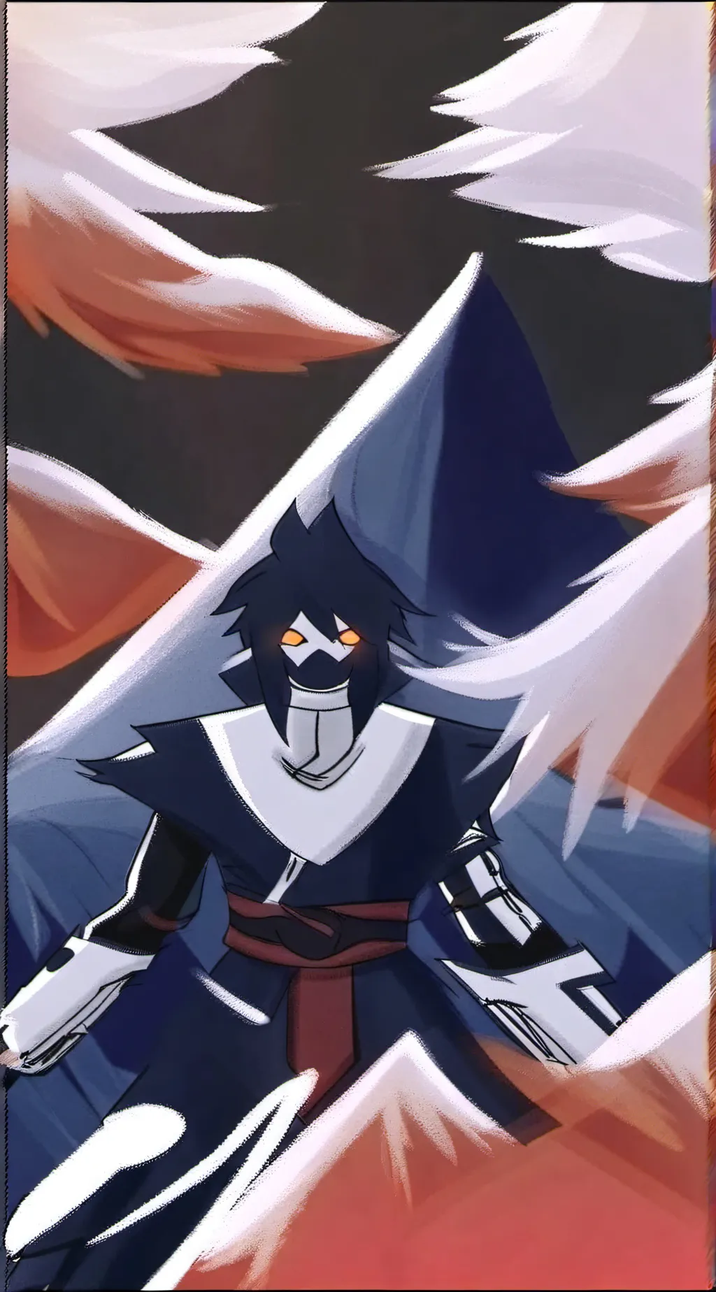 ai character: Miss circle background